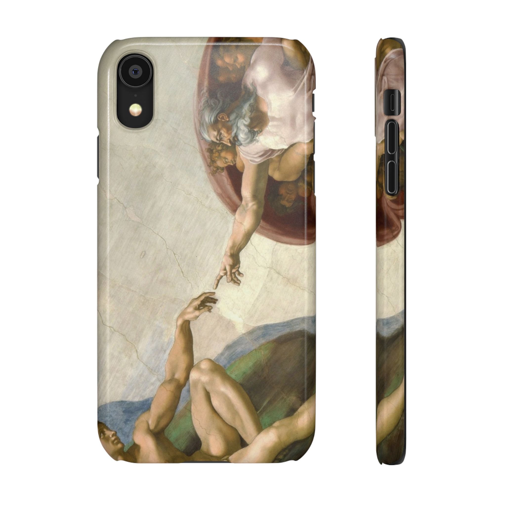 Creation of Adam by Michelangelo - iPhone Slim Case