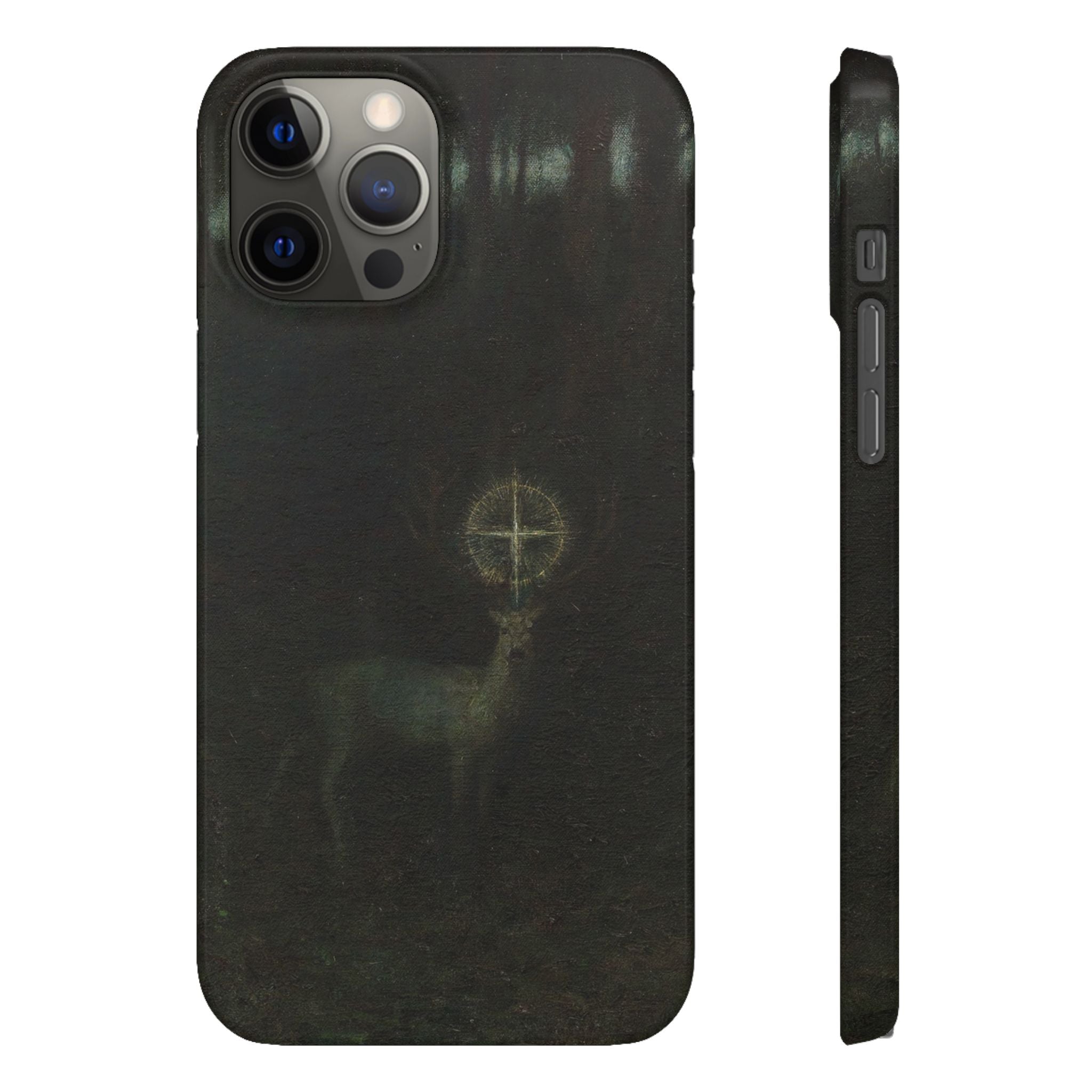 The Vision of Saint Hubert by Franz von Stuck - iPhone Slim Case