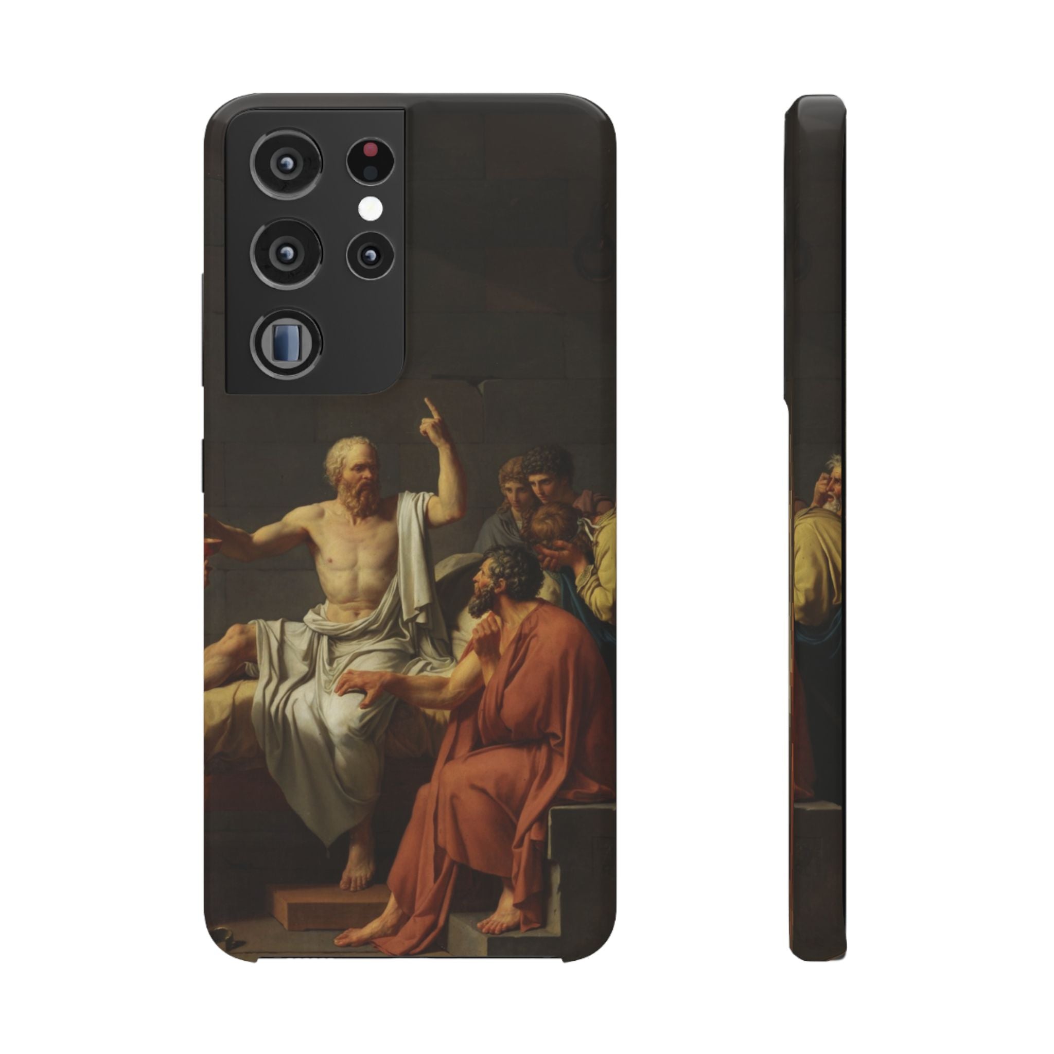 The Death of Socrates by Jacques-Louis David - Samsung Slim Case