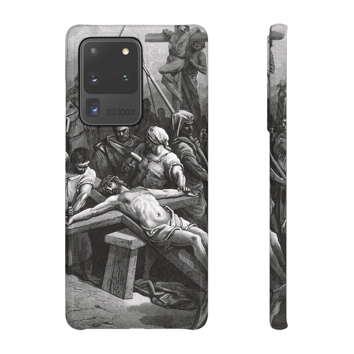 Crucifixion of Jesus by Gustave Doré - Samsung Slim Case