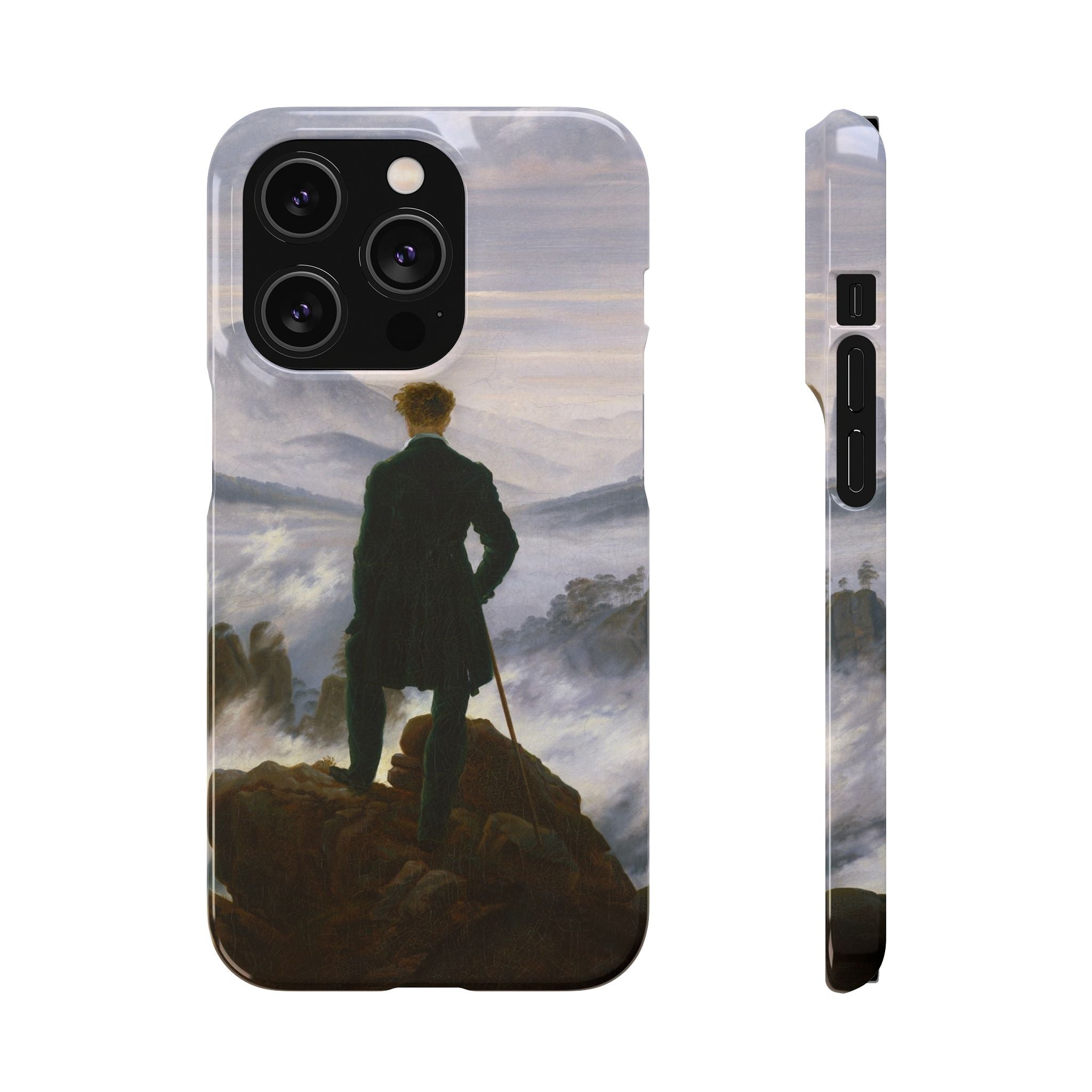 The Wanderer above the Sea of Fog by Caspar David Friedrich - iPhone Slim Case