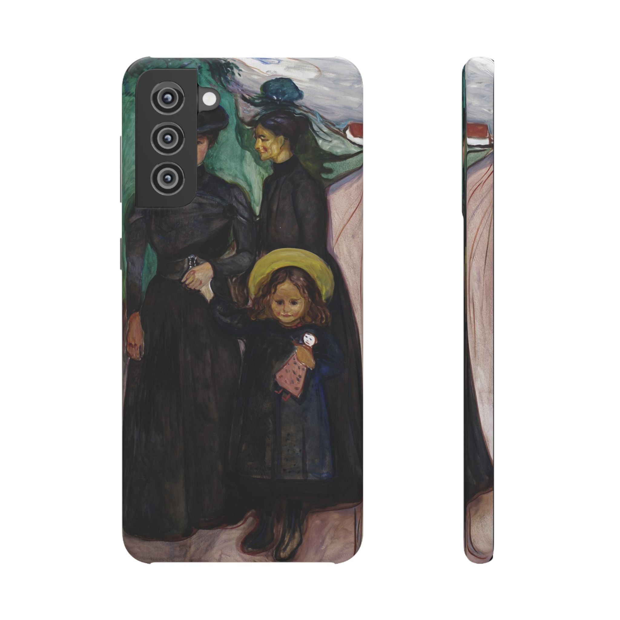 The Family by Edvard Munch - Samsung Slim Case