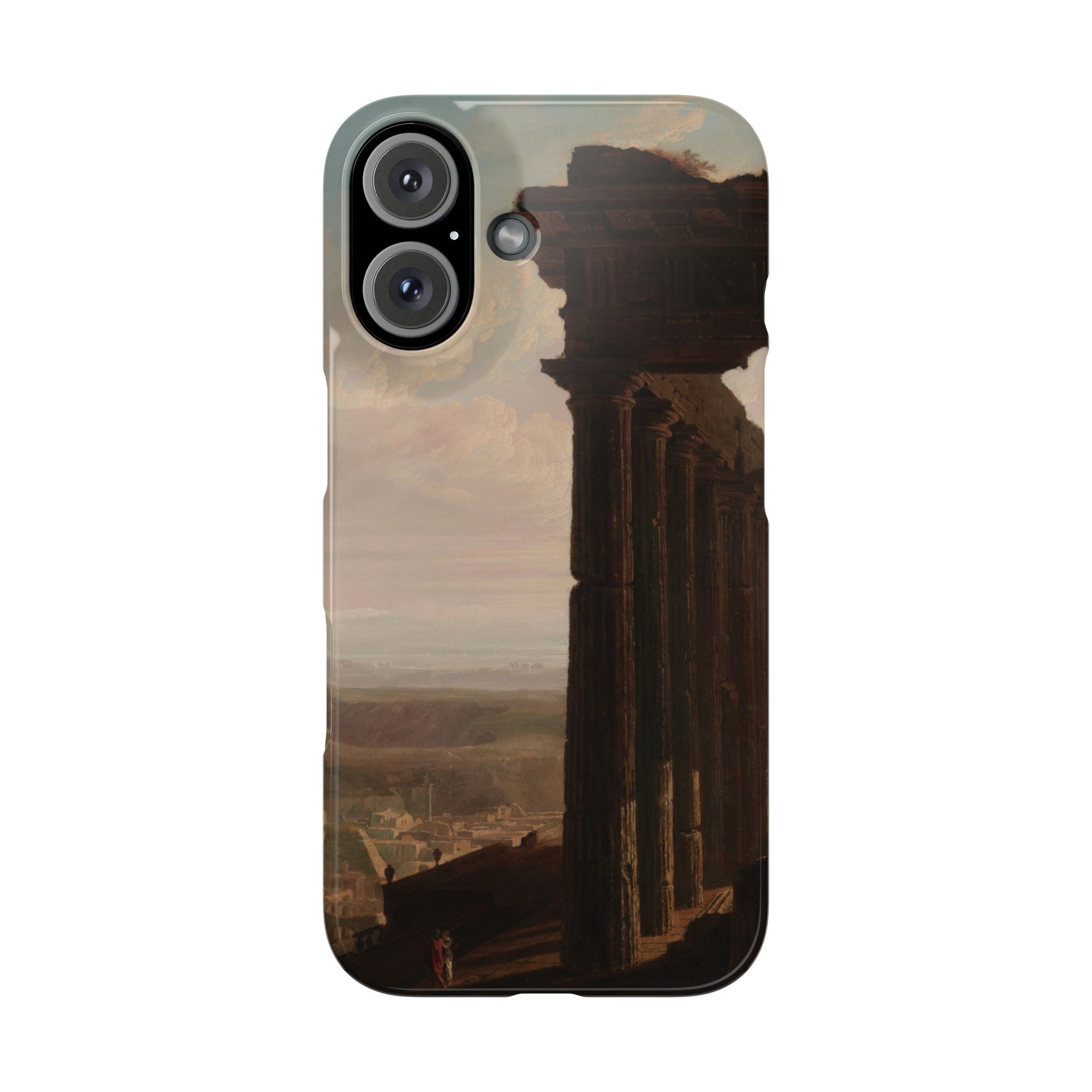 Ruins of an Ancient City by John Martin - iPhone Slim Case