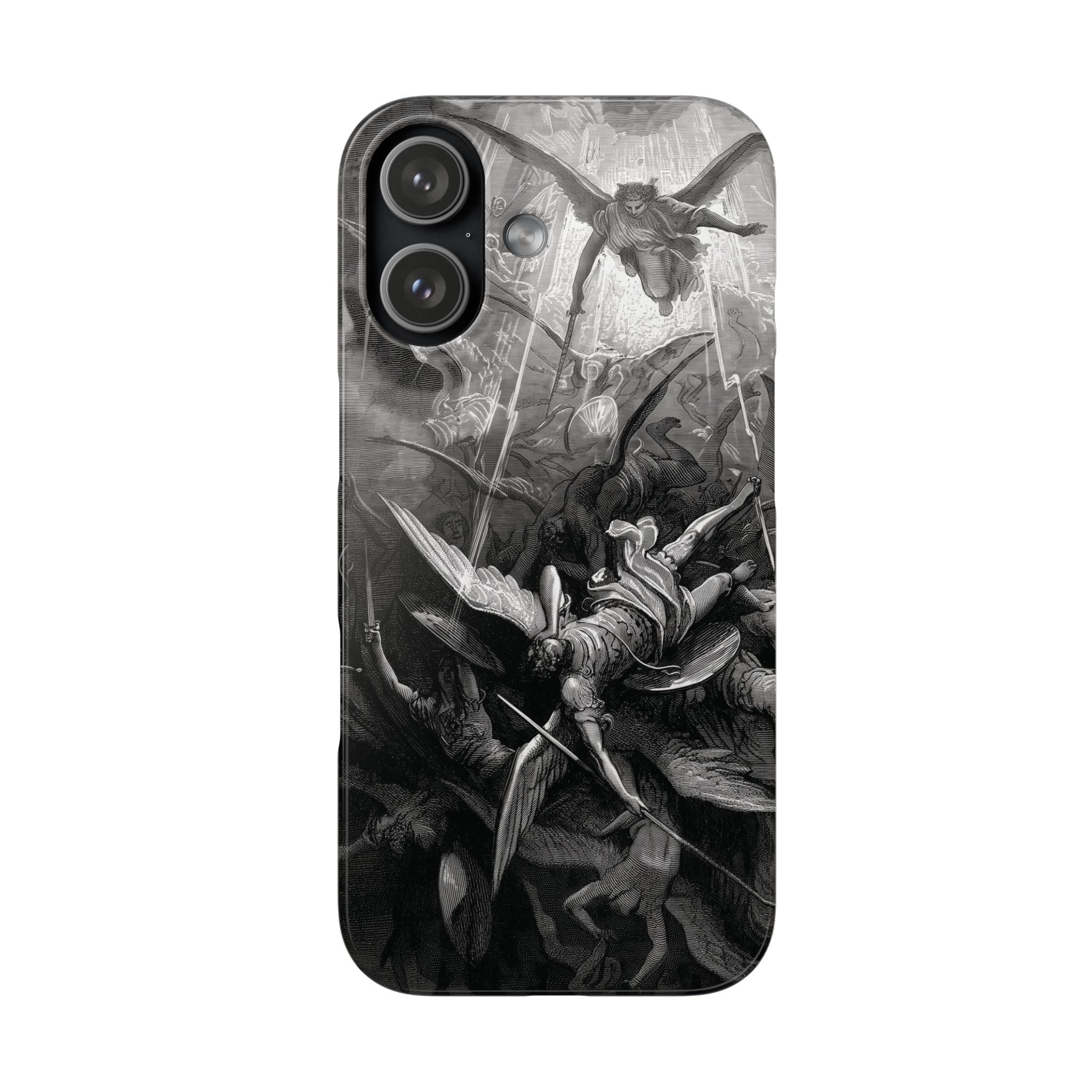 Paradise Lost | The Battle in Heaven by Gustave Doré - iPhone Slim Case