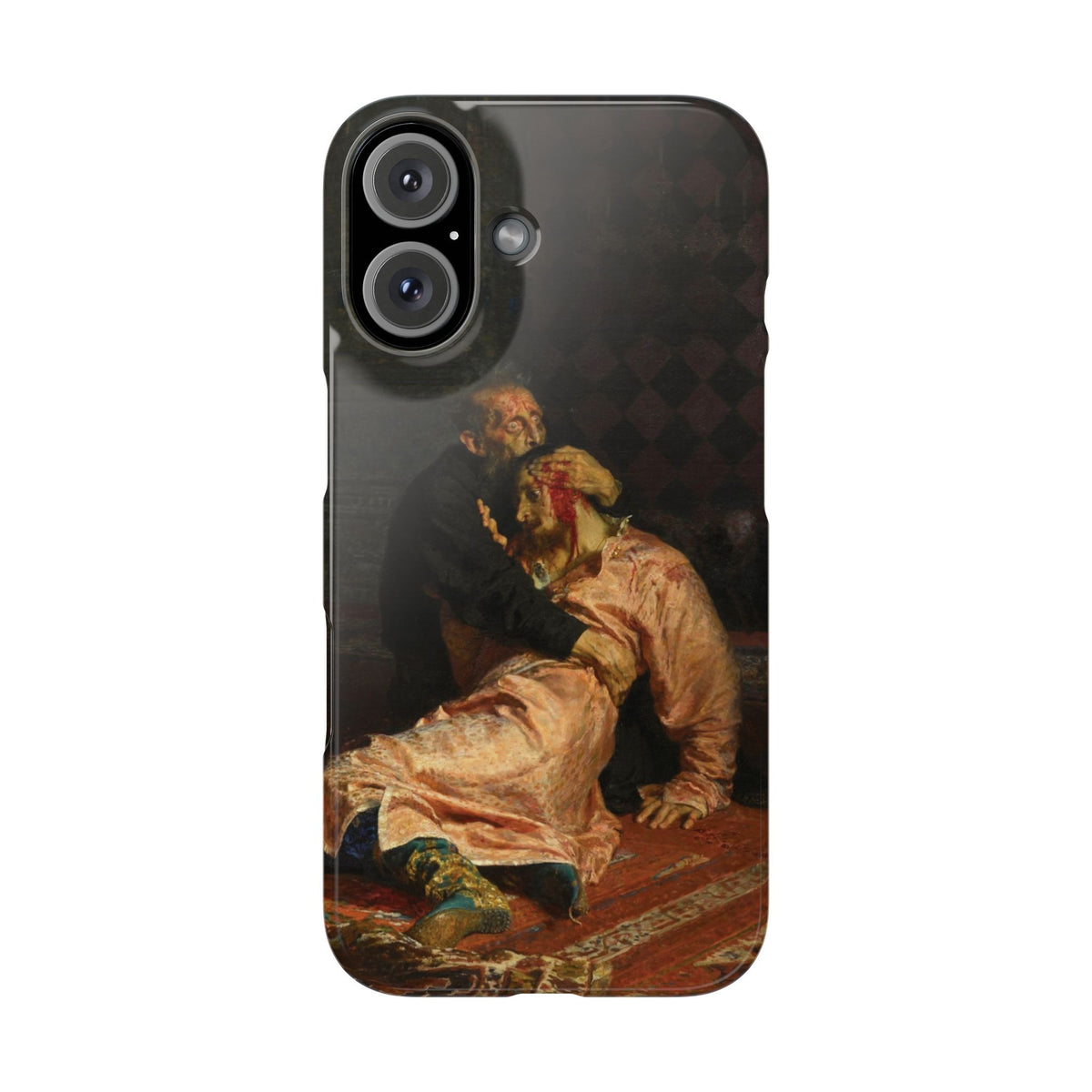 Ivan the Terrible and His Son by Ilya Repin - iPhone Slim Case