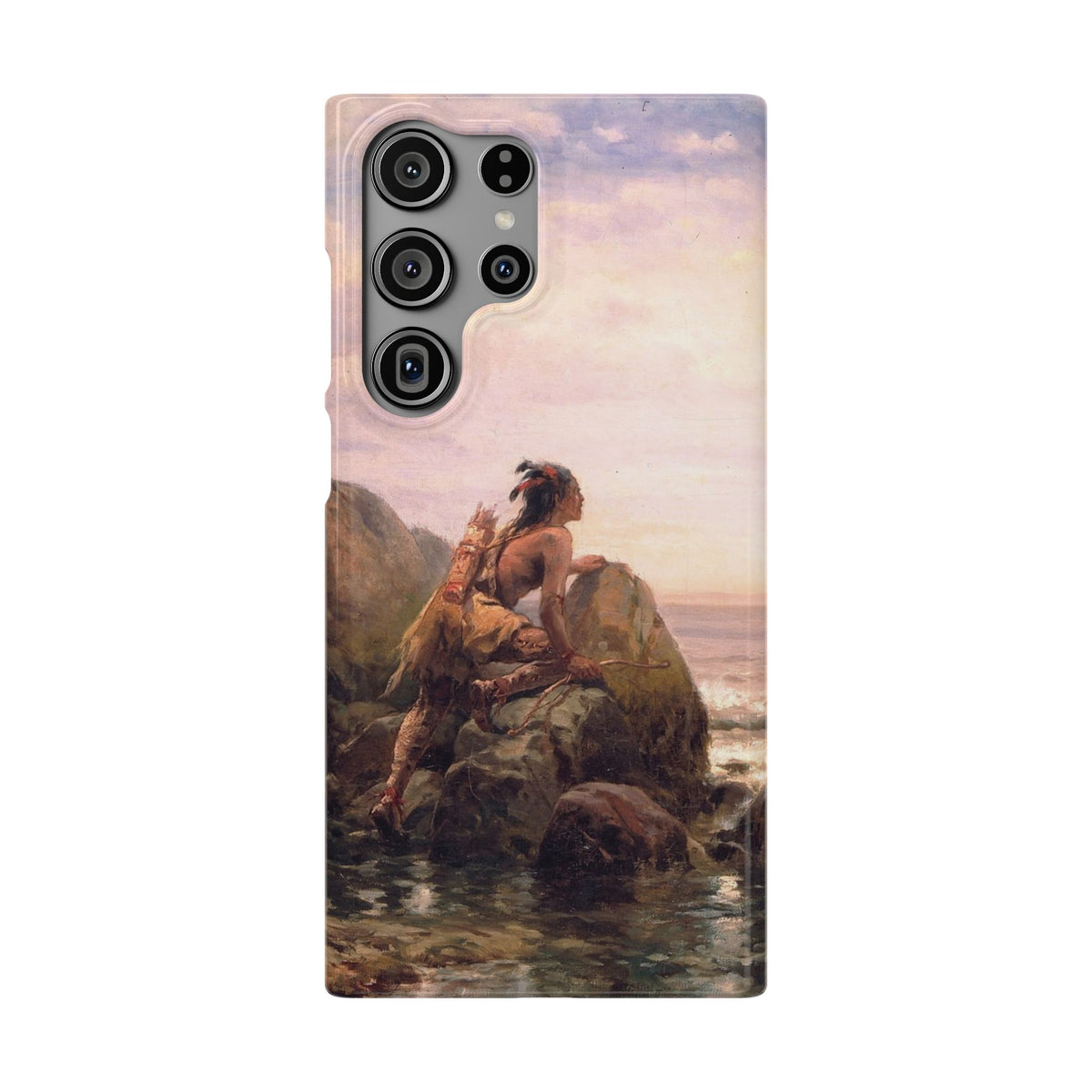 Henrik Hudson entering New York Harbor by Edward Moran - Samsung Slim Case