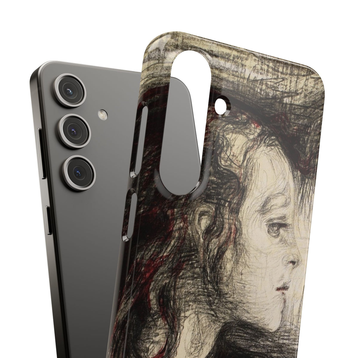 The Sick Child by Edvard Munch - Samsung Slim Case