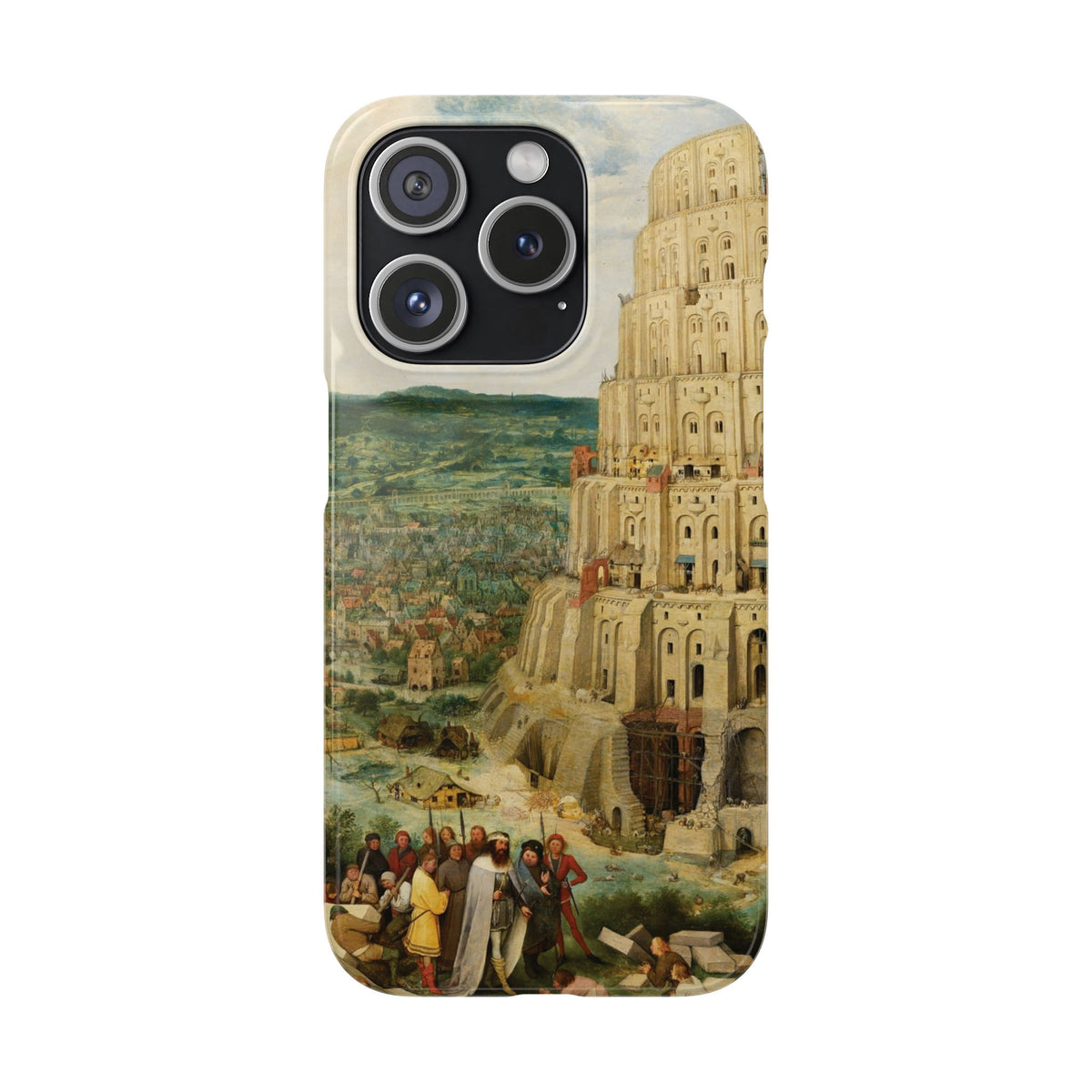 The Tower of Babel by Pieter Bruegel the Elder - iPhone Slim Case