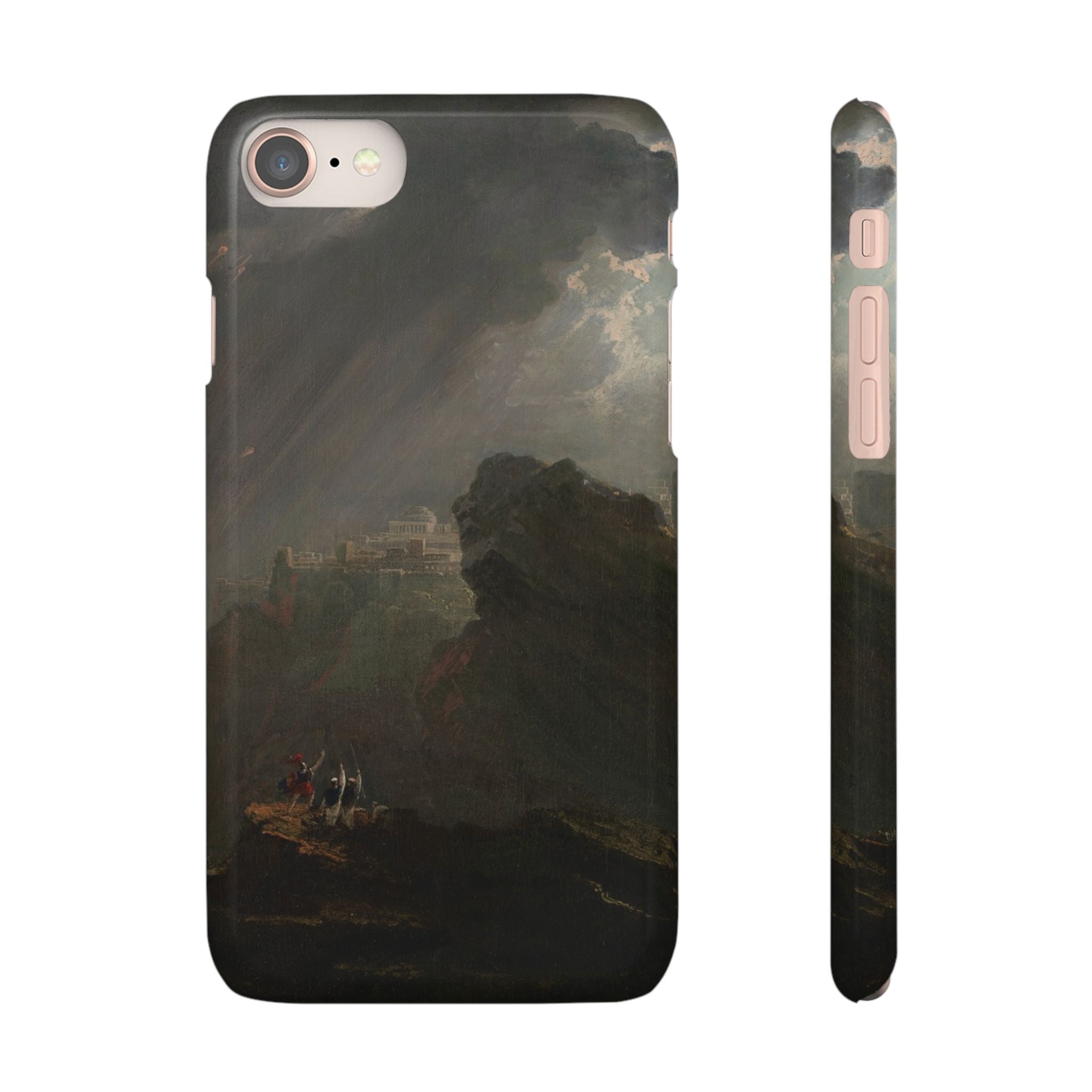 Joshua Commanding the Sun to Stand Still by John Martin - iPhone Slim Case