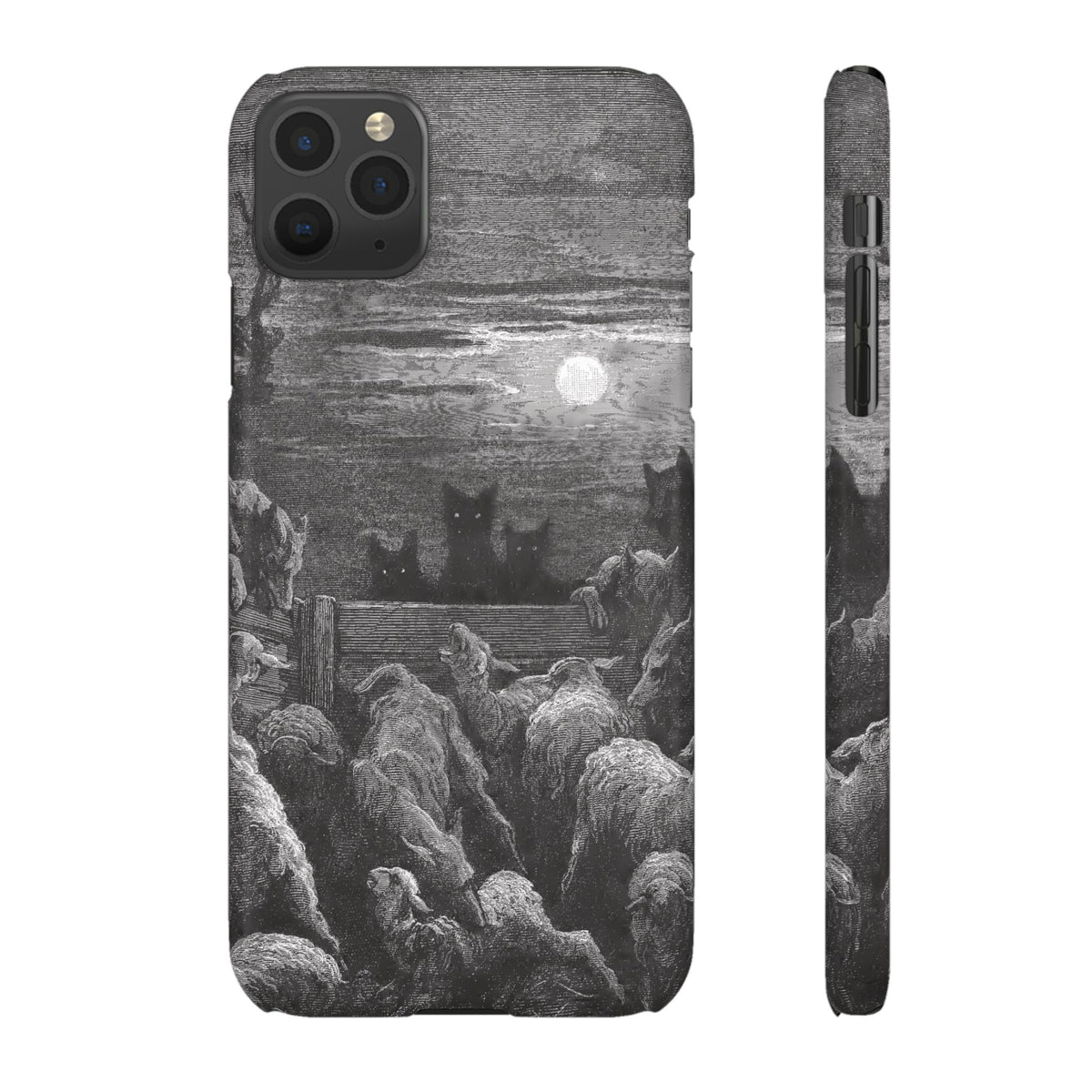 The Wolves and The Sheep by Gustave Dore - iPhone Slim Case