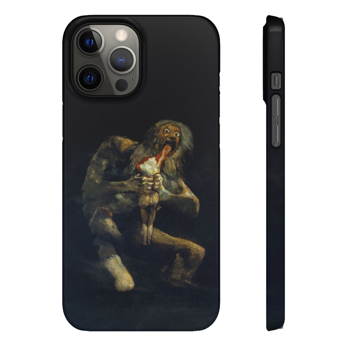 Saturn Devouring His Son by Goya - iPhone Slim Case