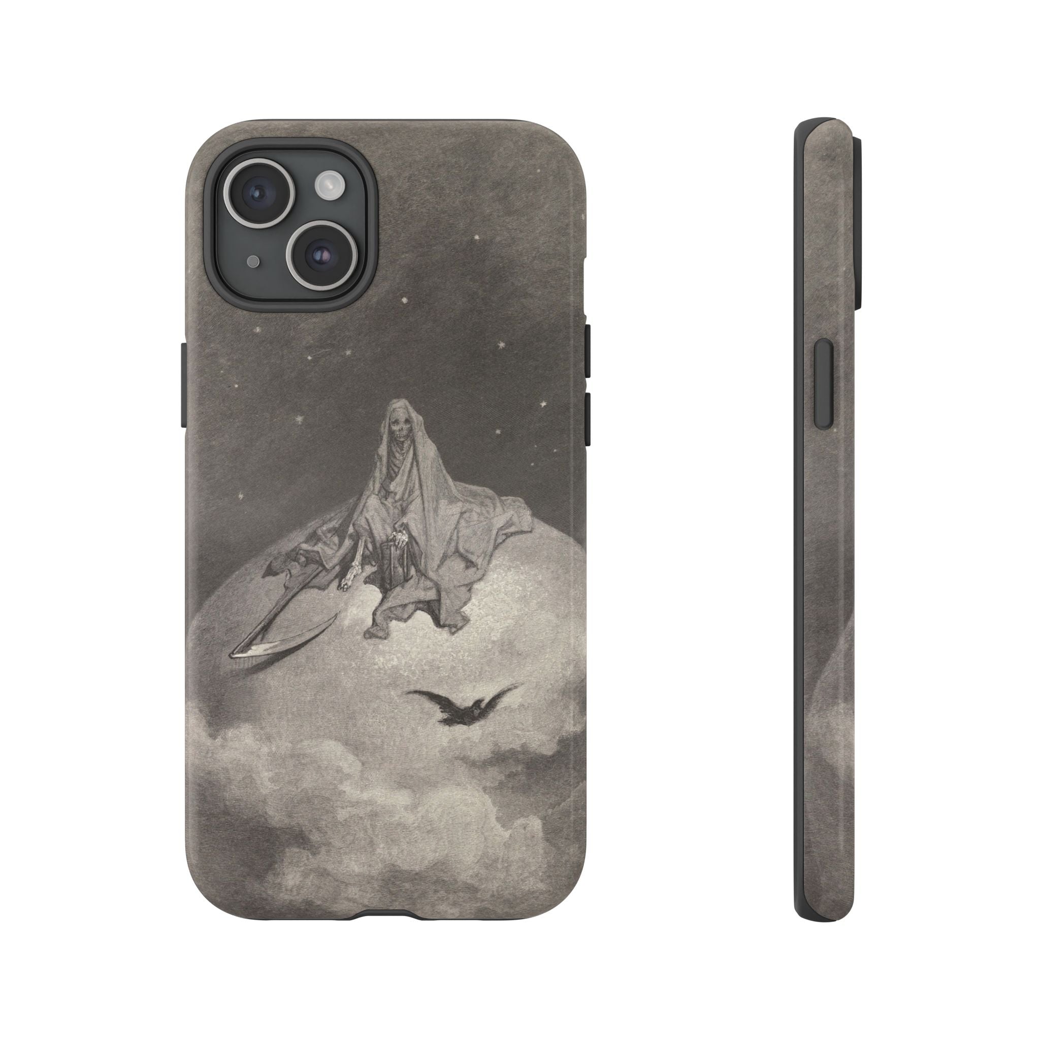 Doubting, dreaming dreams no mortal ever dared to dream before by Gustave Doré - iPhone Tough Case