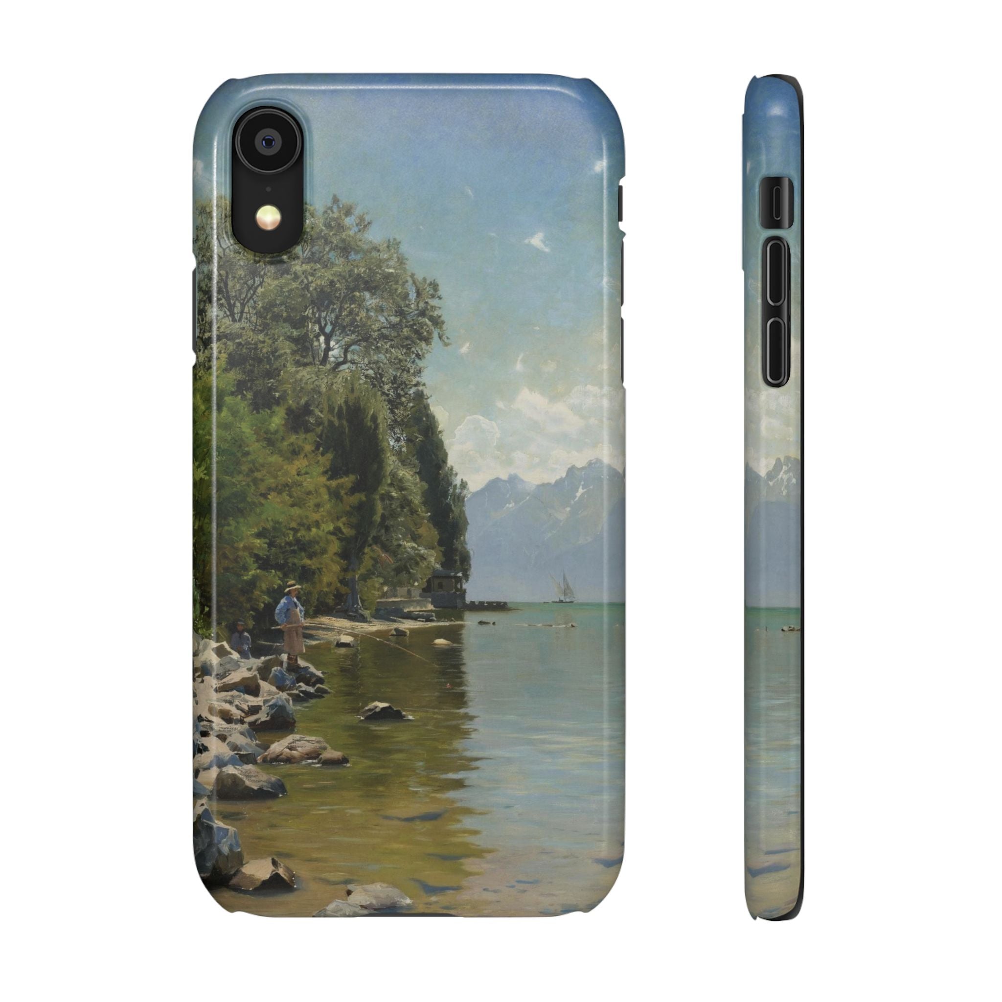 Lac Leman by Peder Mork Monsted - iPhone Slim Case