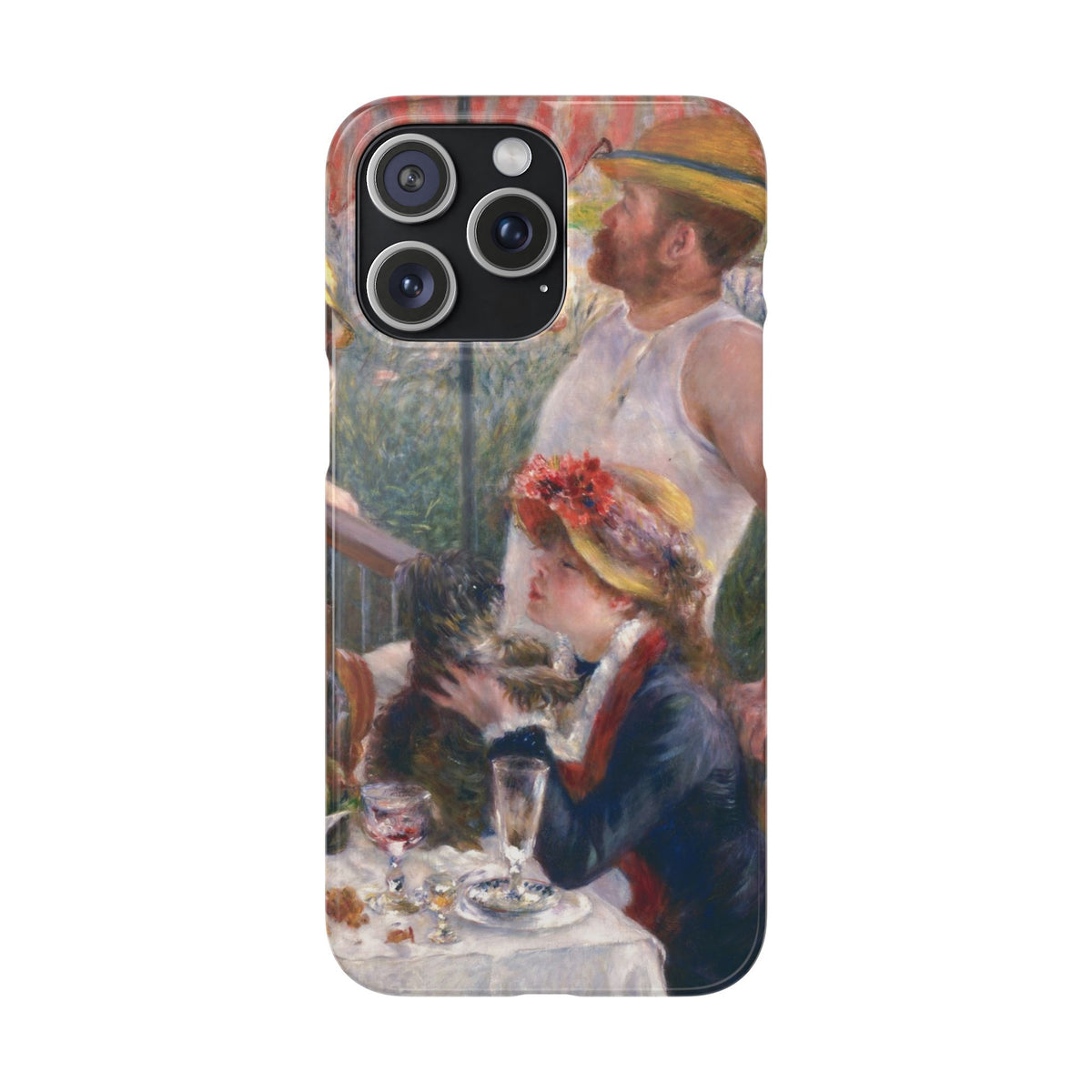 Luncheon of the Boating Party by Pierre Auguste Renoir - iPhone Slim Case