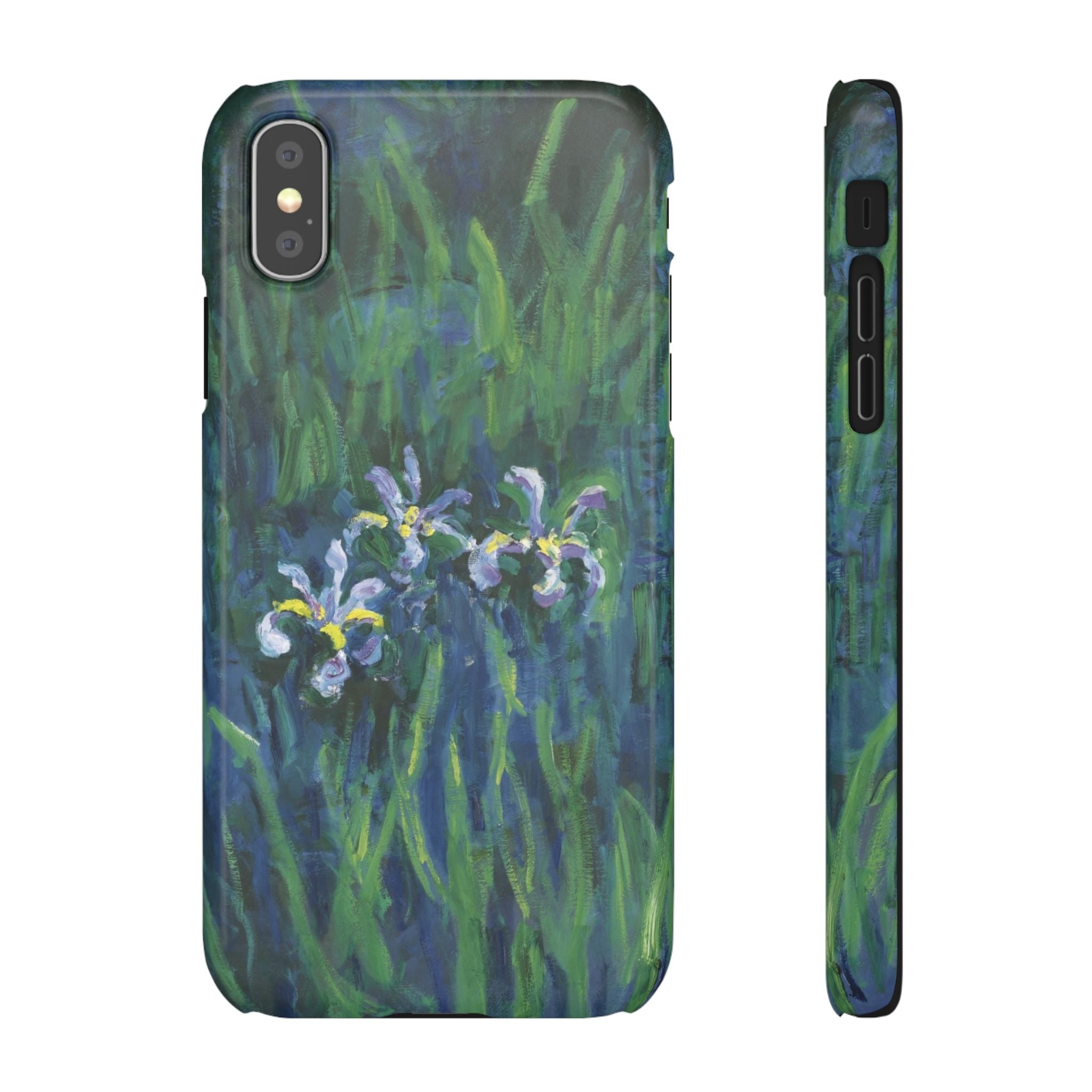 Irises by Claude Monet - iPhone Slim Case