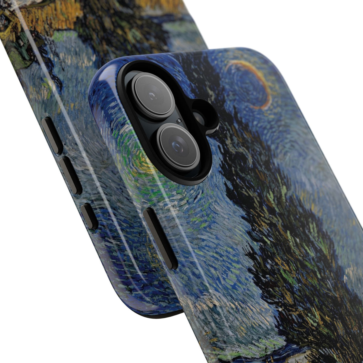 Road with Cypress and Star by Vincent van Gogh - iPhone Tough Case