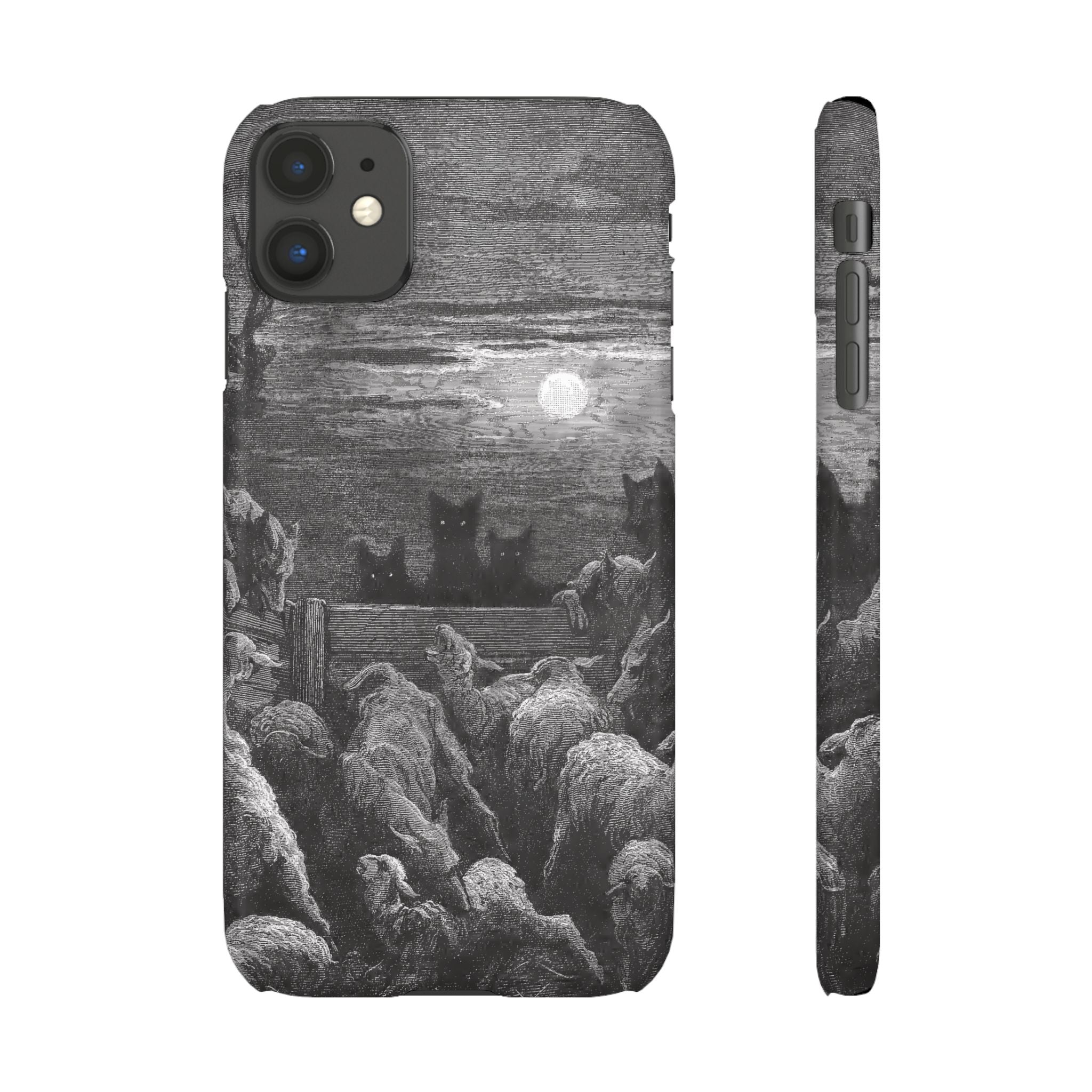 The Wolves and The Sheep by Gustave Dore - iPhone Slim Case