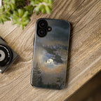 Study of a Cloud and Landscape by Moonlight by Johan Dahl - iPhone Tough Case