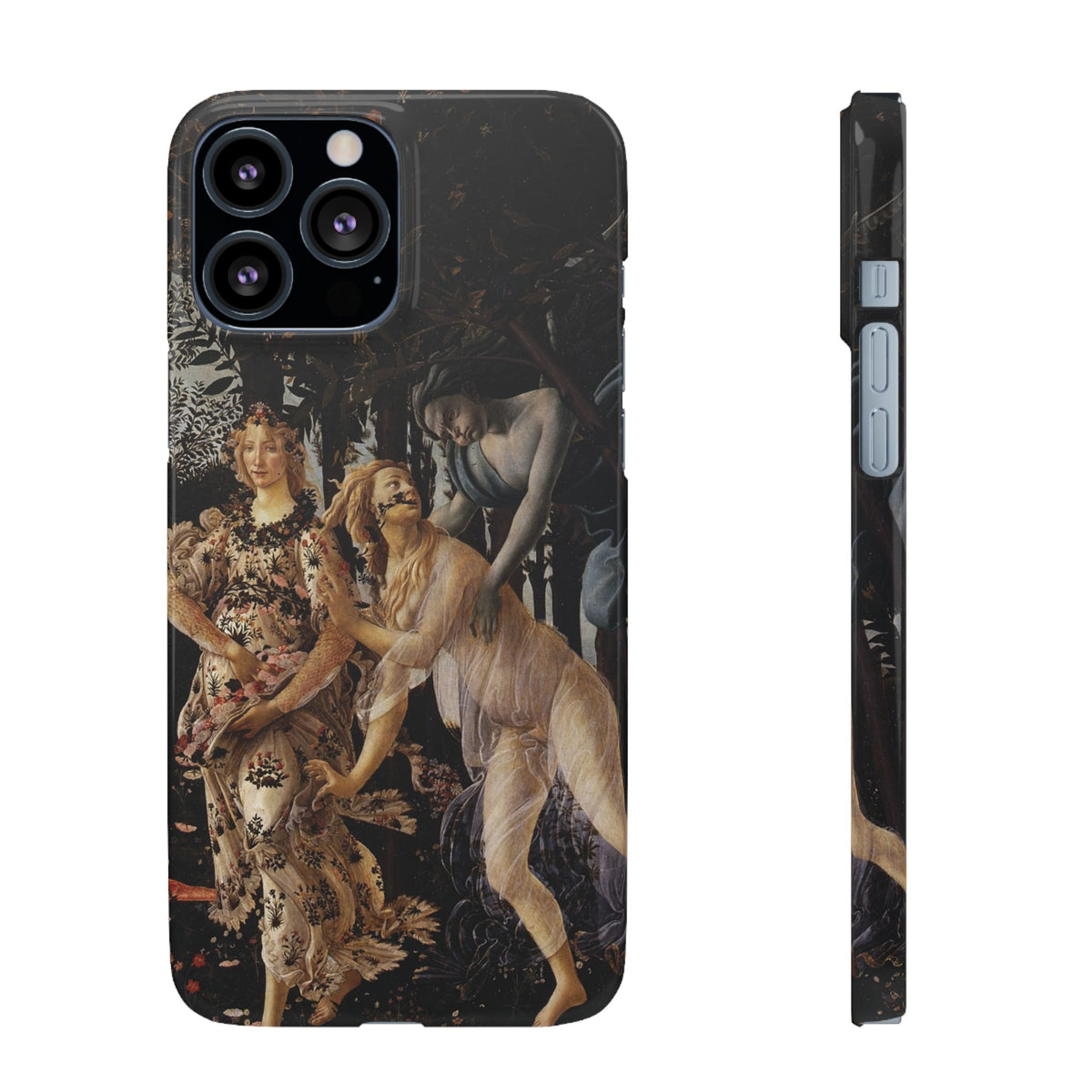 Flora and Zephyr from Primavera by Sandro Botticelli - iPhone Slim Case