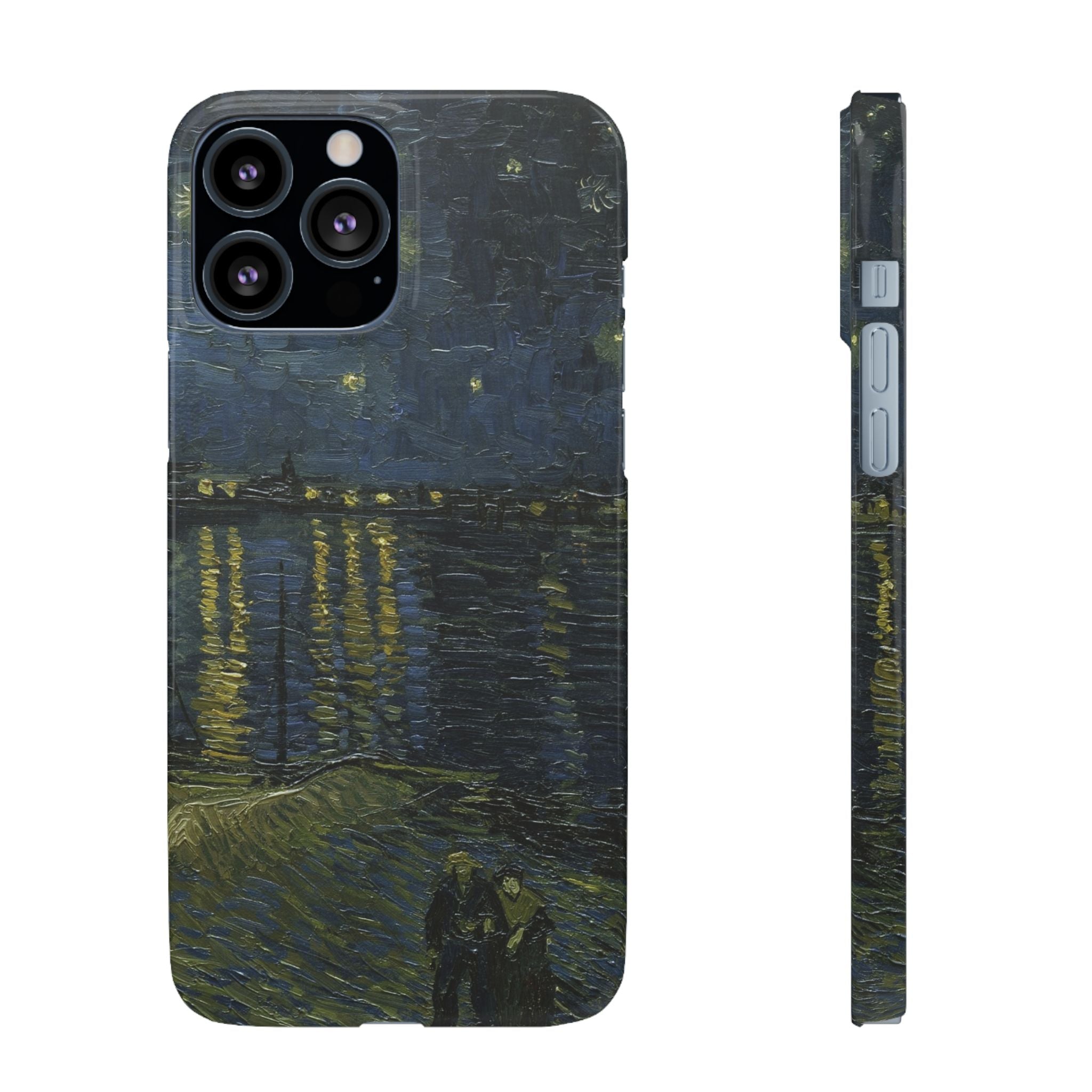 Starry Night  Over the Rhône by Van Gogh - iPhone Slim Case