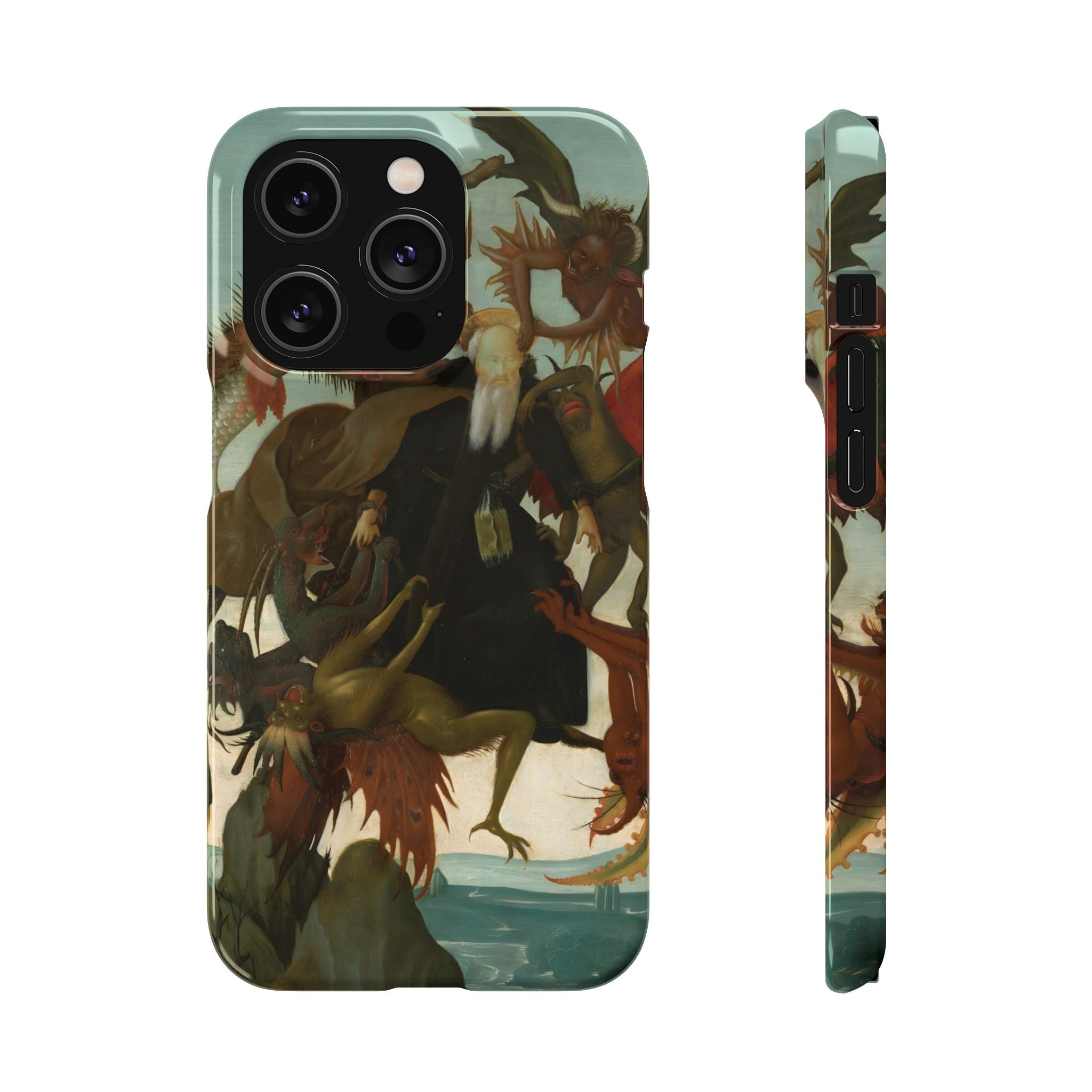 The Torment of Saint Anthony by Michelangelo Buonarroti - iPhone Slim Case