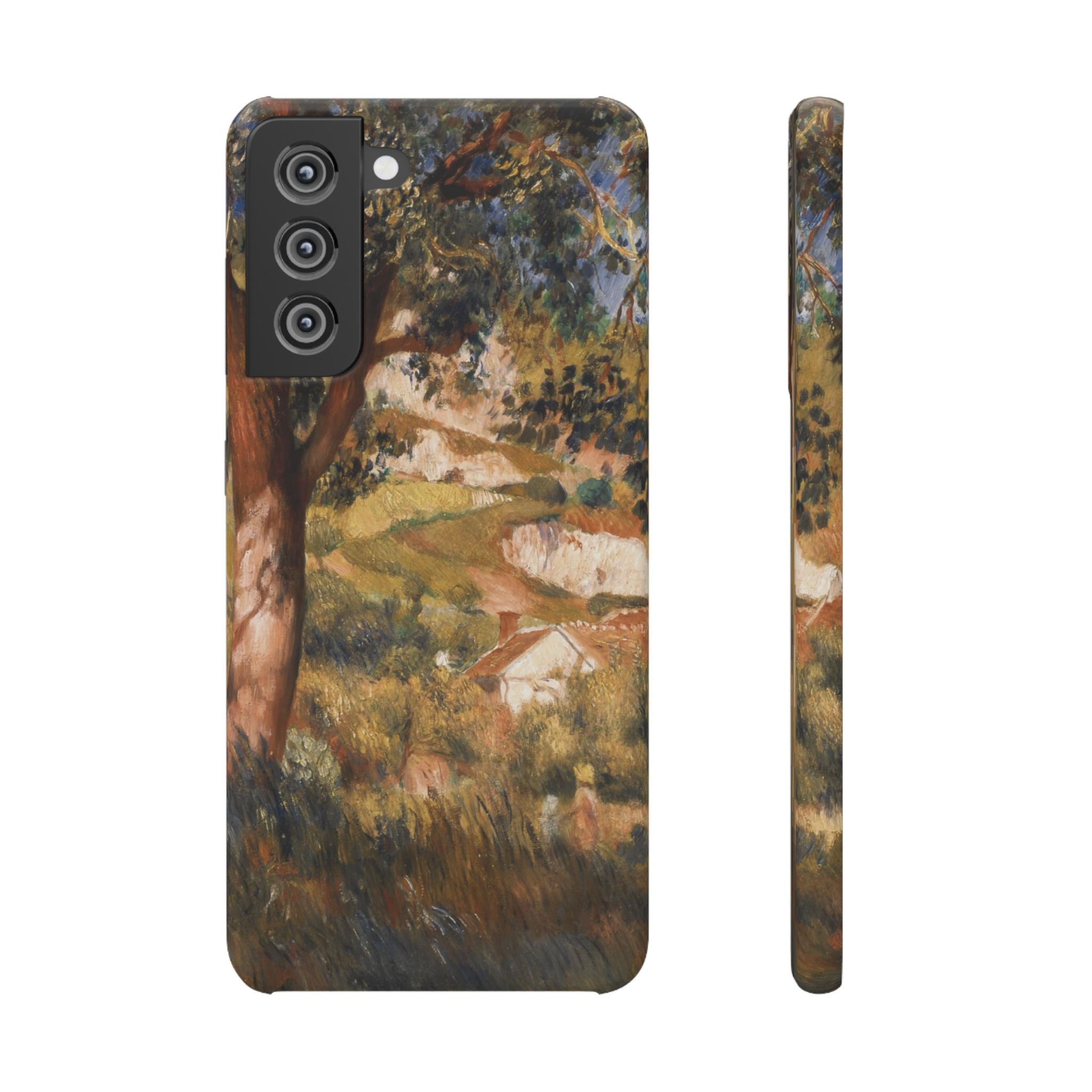 Paysage a La Roche Guyon by Pierre Auguste Renoir - Samsung Slim Case