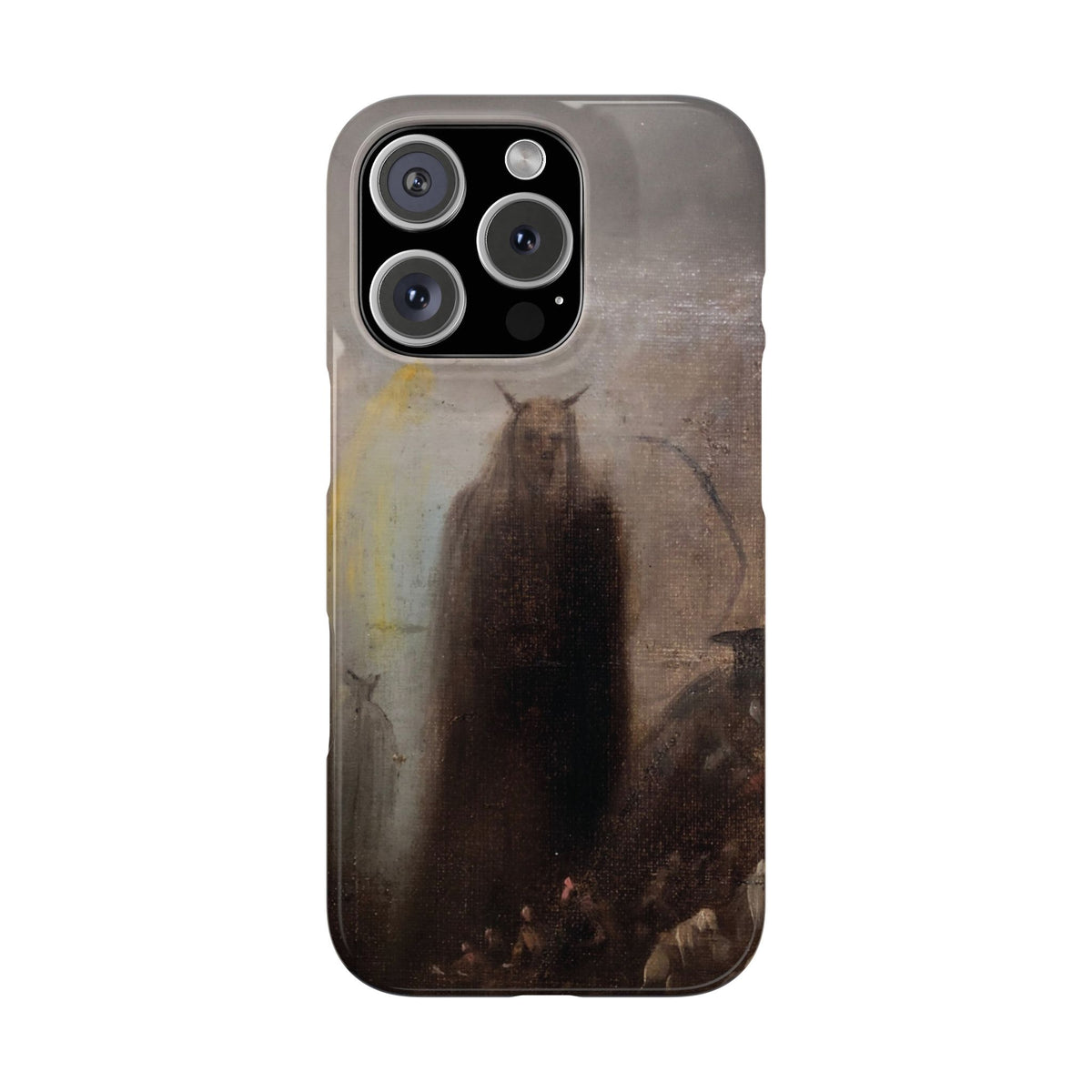 Ghostly Vision by Francisco Goya - iPhone Slim Case