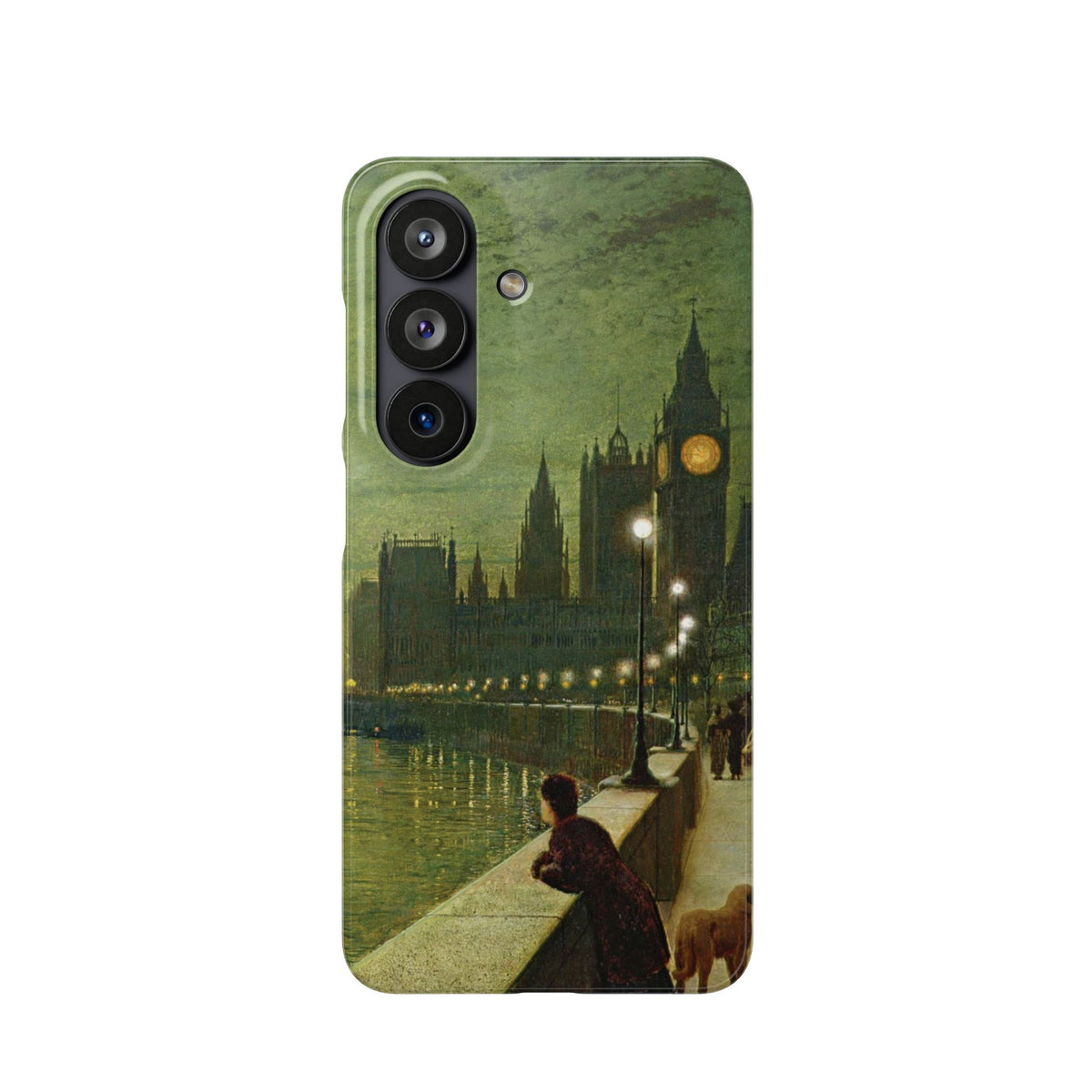 Reflections on the Thames by John Atkinson Grimshaw - Samsung Slim Case