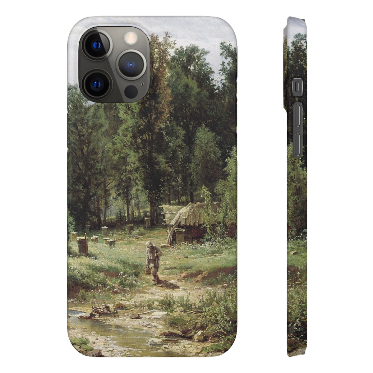 An Apiary in the Forest by Ivan Ivanovich Shishkin - iPhone Slim Case