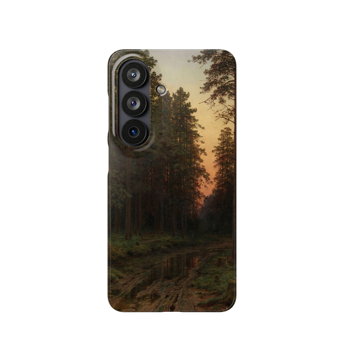 Evening Glow by Ivan Ivanovich Shishkin - Samsung Slim Case