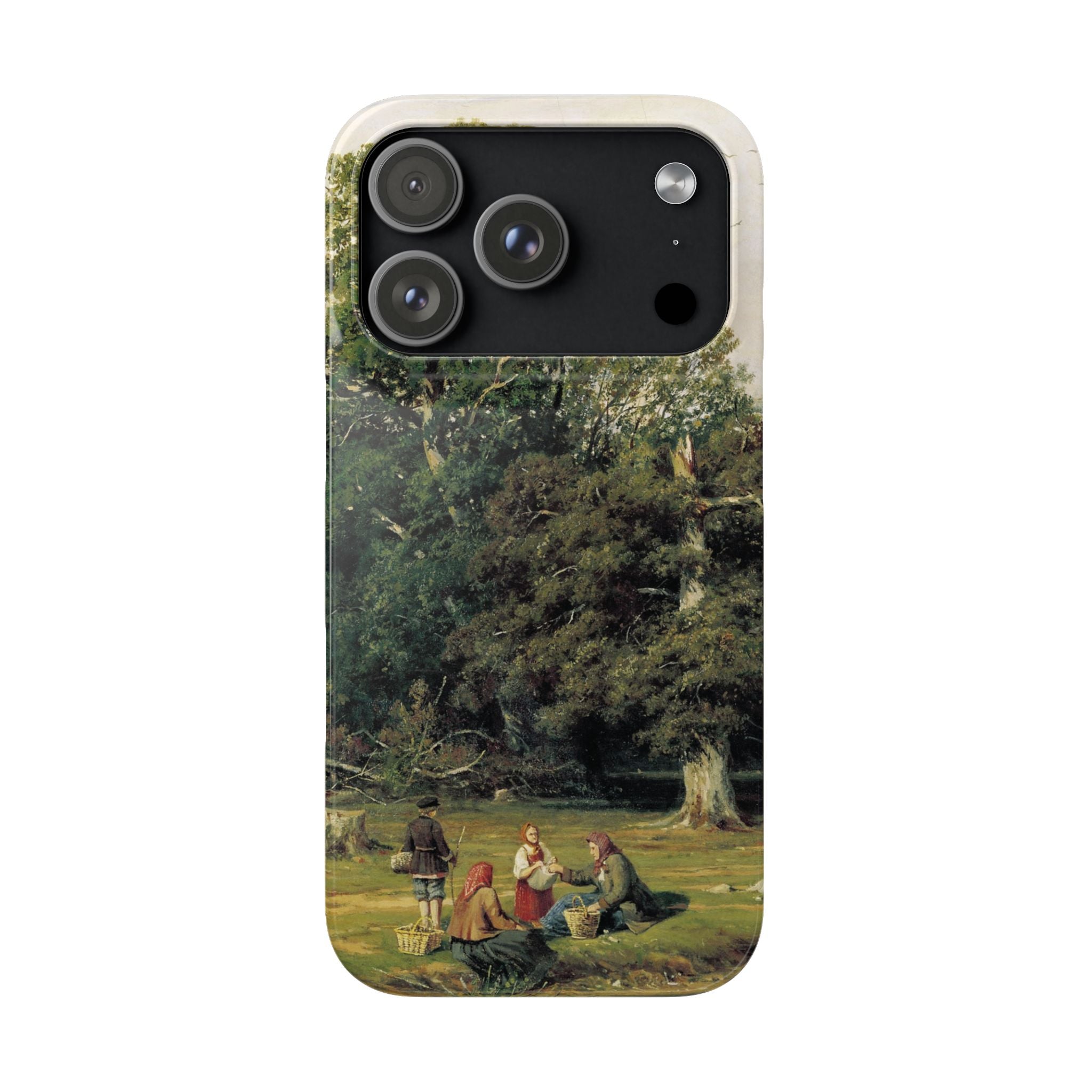 For Mushrooms by Ivan Ivanovich Shishkin - iPhone Slim Case