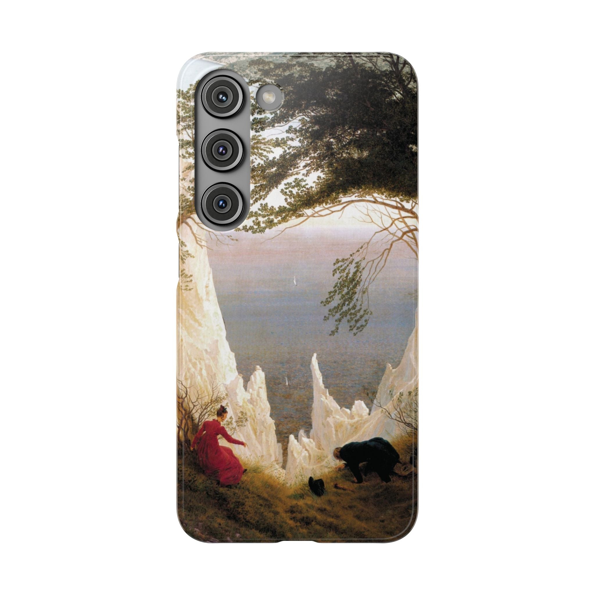 Chalk Cliffs on Rügen by Caspar David Friedrich - Samsung Slim Case