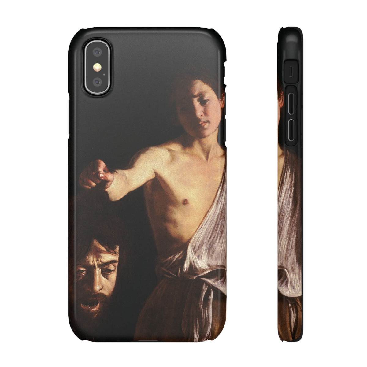 David with the Head of Goliath by Caravaggio - iPhone Slim Case