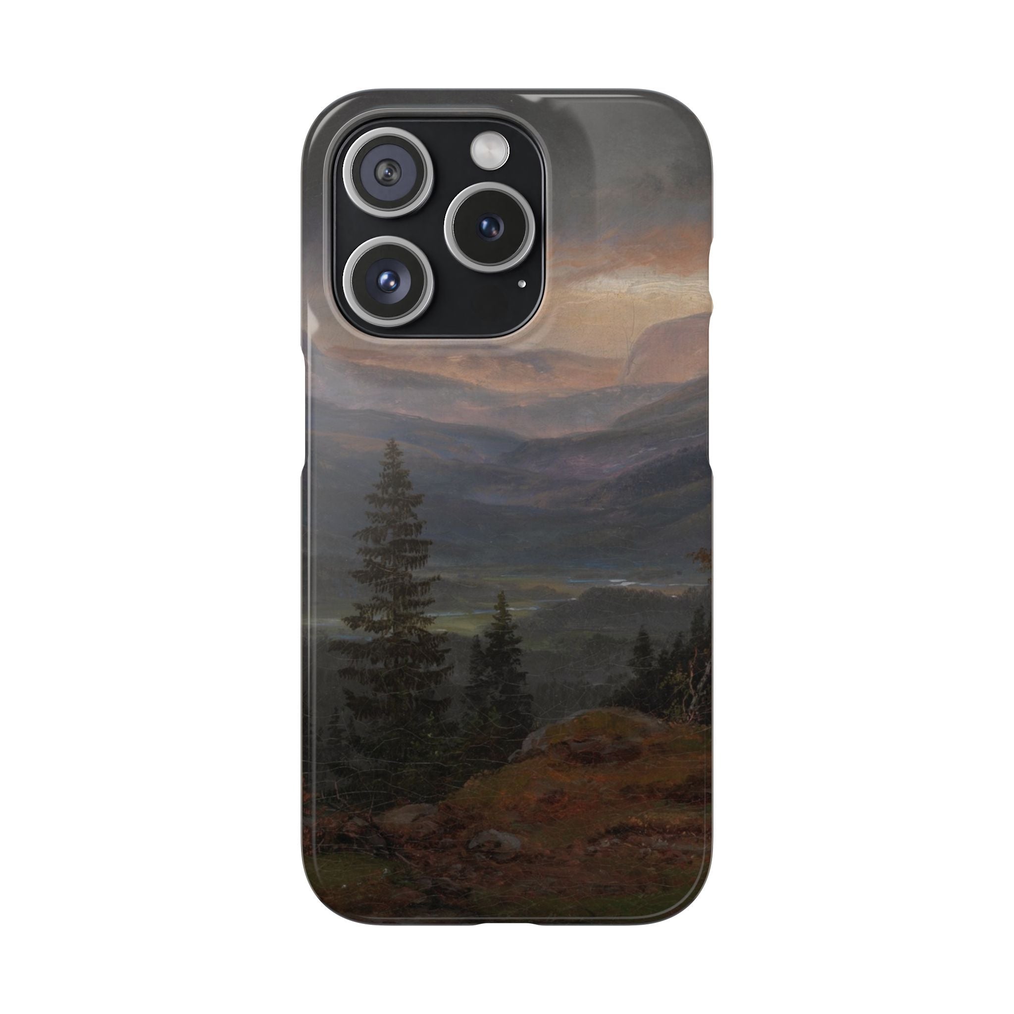 View over Hallingdal by Johan Dahl - iPhone Slim Case