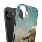 Evening Meeting of the Fishermen by Hermann Corrodi - iPhone Slim Case