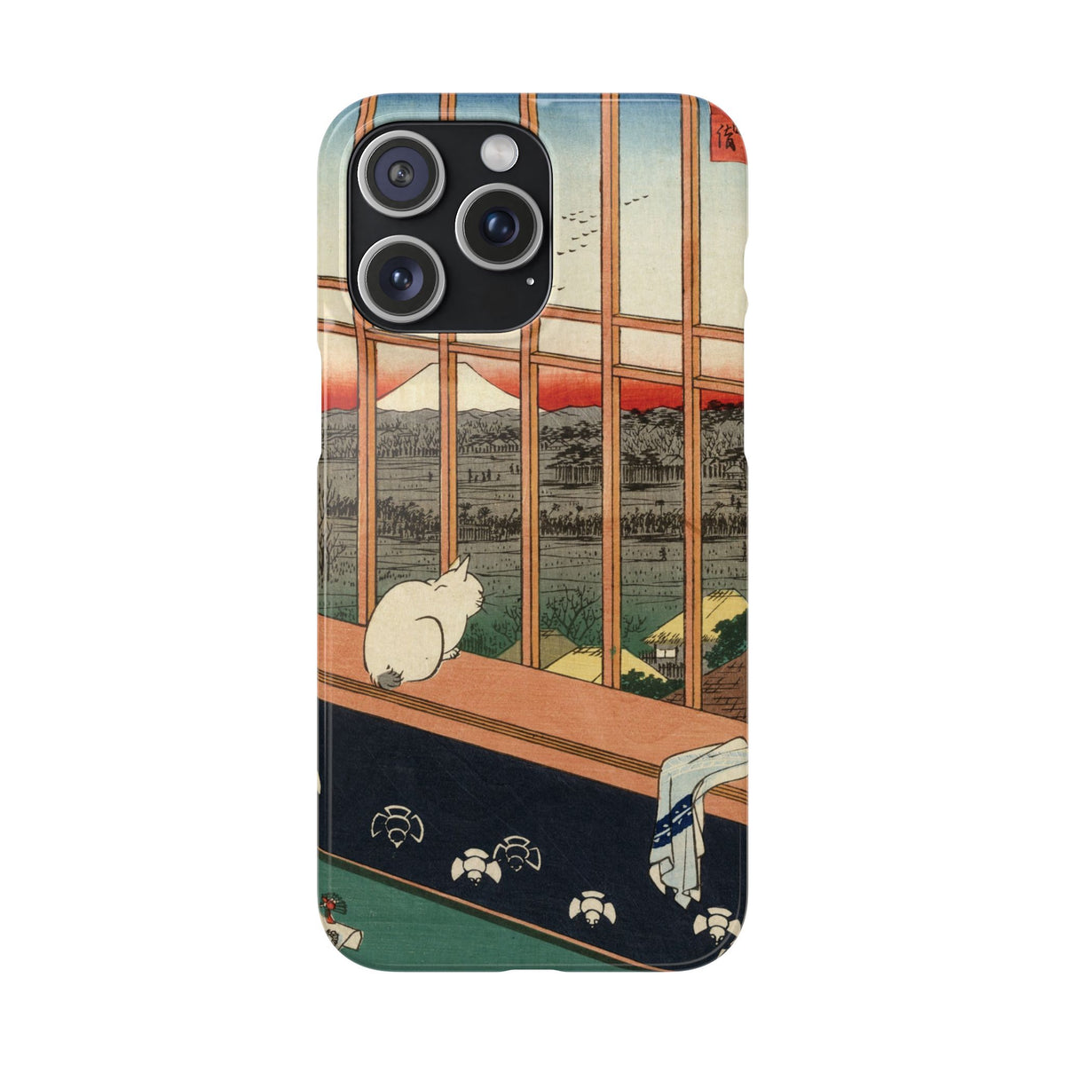 Asakusa Rice Fields and Torinomachi Festival by Utagawa Hiroshige - iPhone Slim Case