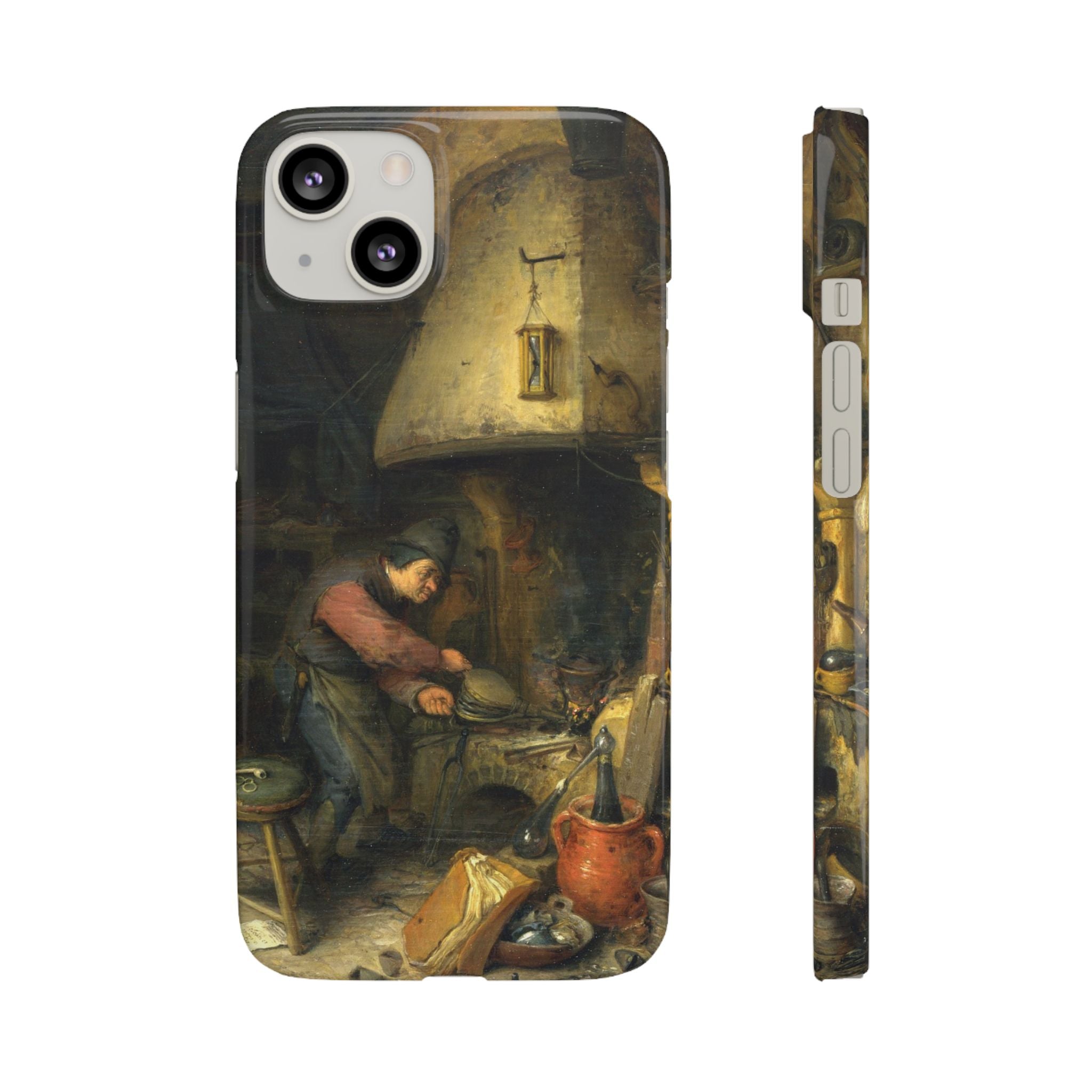 The Alchemist by Adriaen van Ostade - iPhone Slim Case
