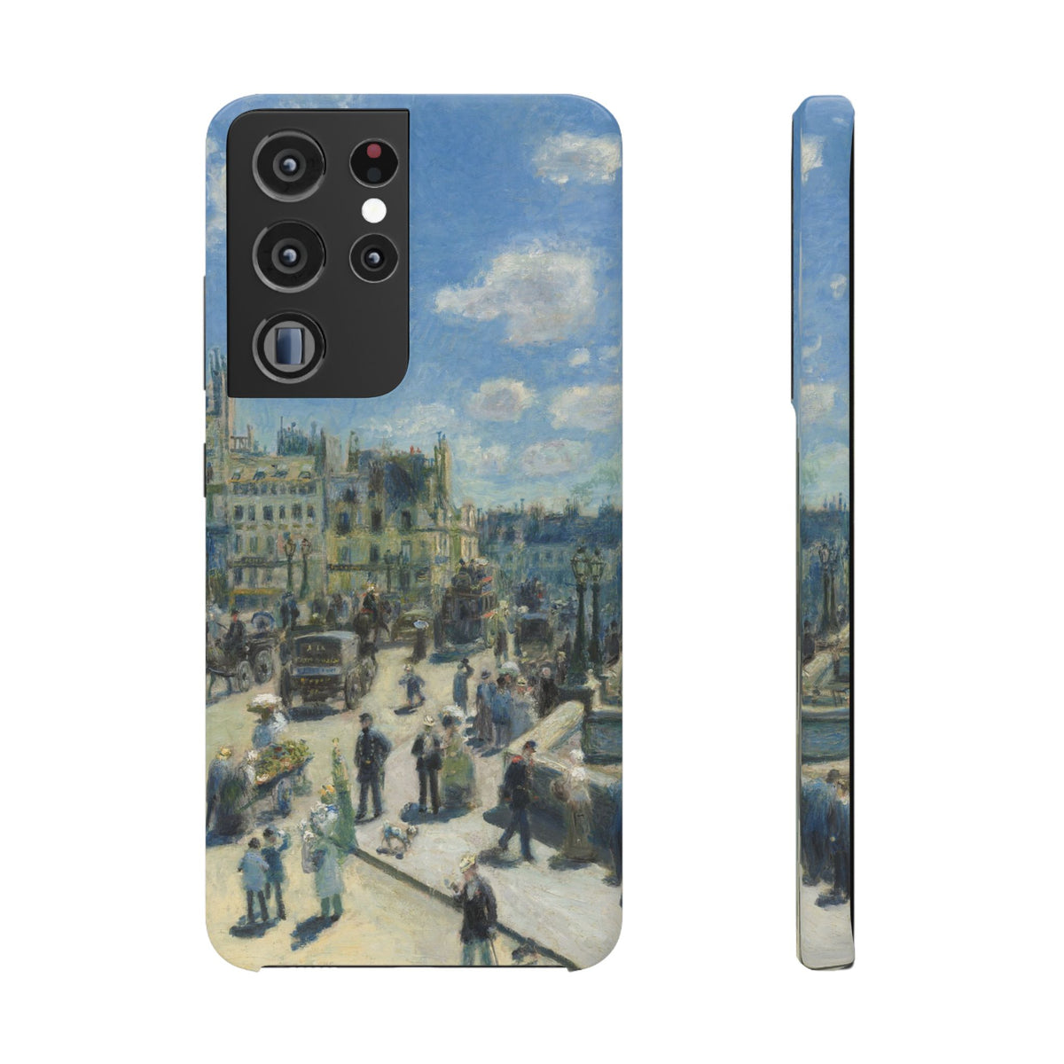 Pont Neuf Paris by Pierre Auguste Renoir - Samsung Slim Case