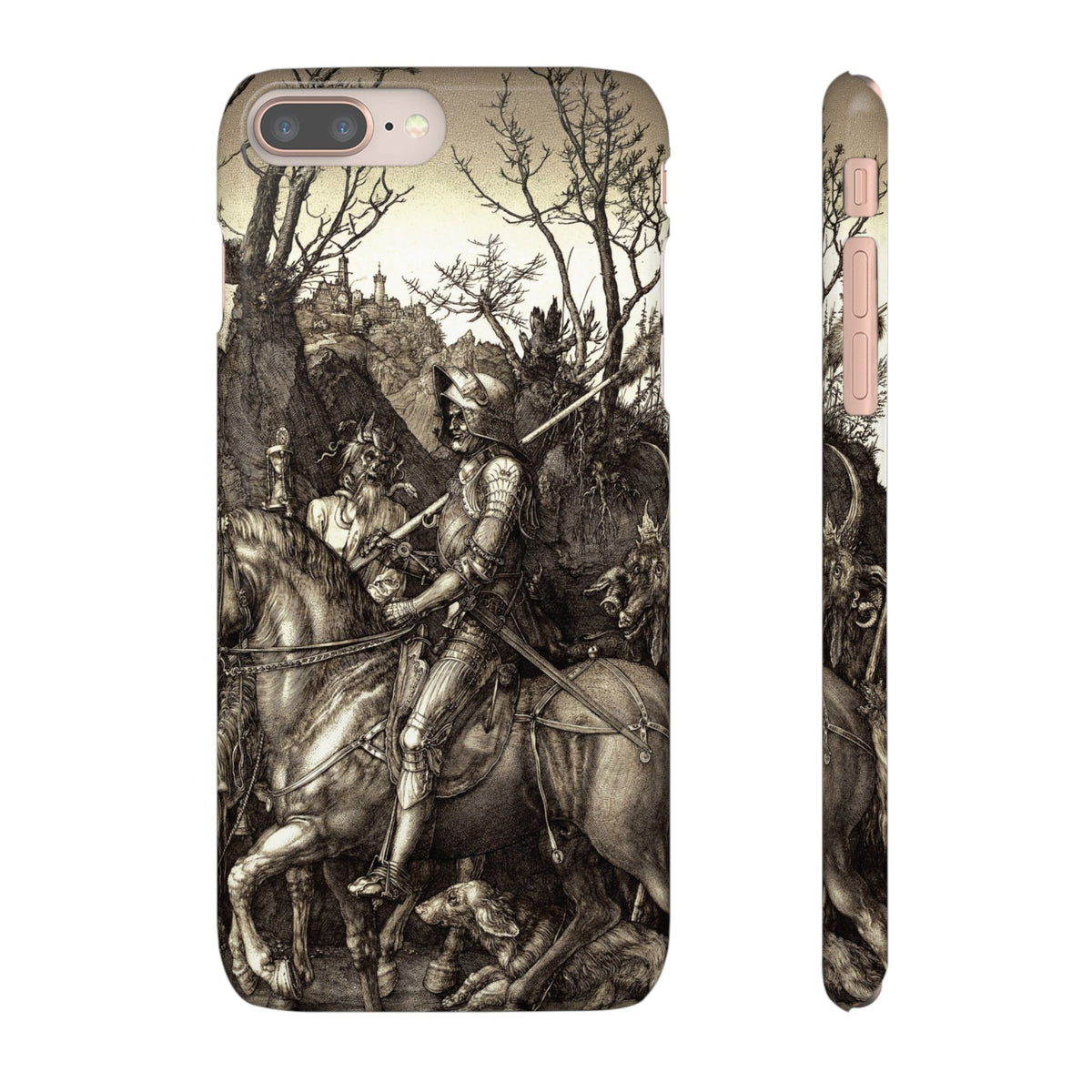 Knight, Death and the Devil by Albrecht Dürer - iPhone Slim Case