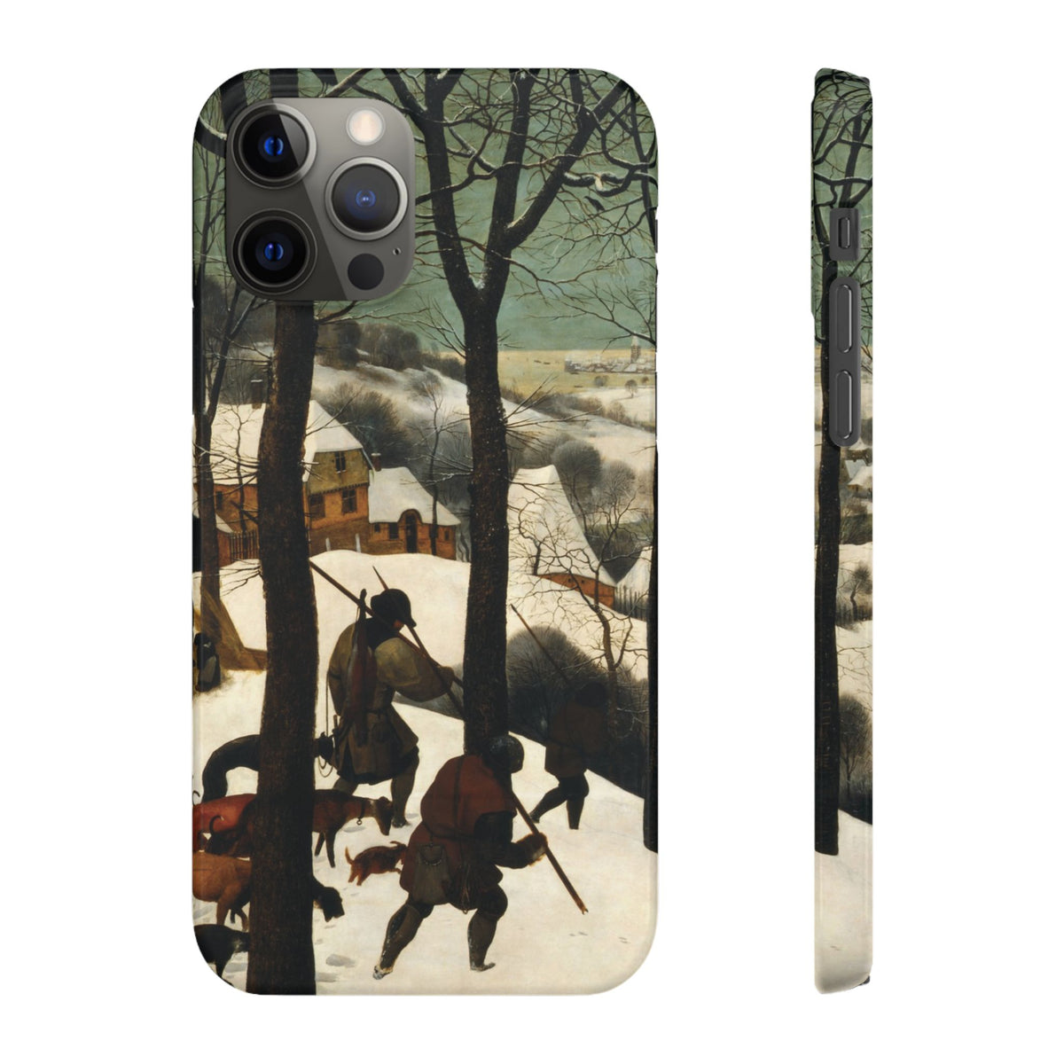 The Hunters in the Snow by Pieter Bruegel the Elder - iPhone Slim Case