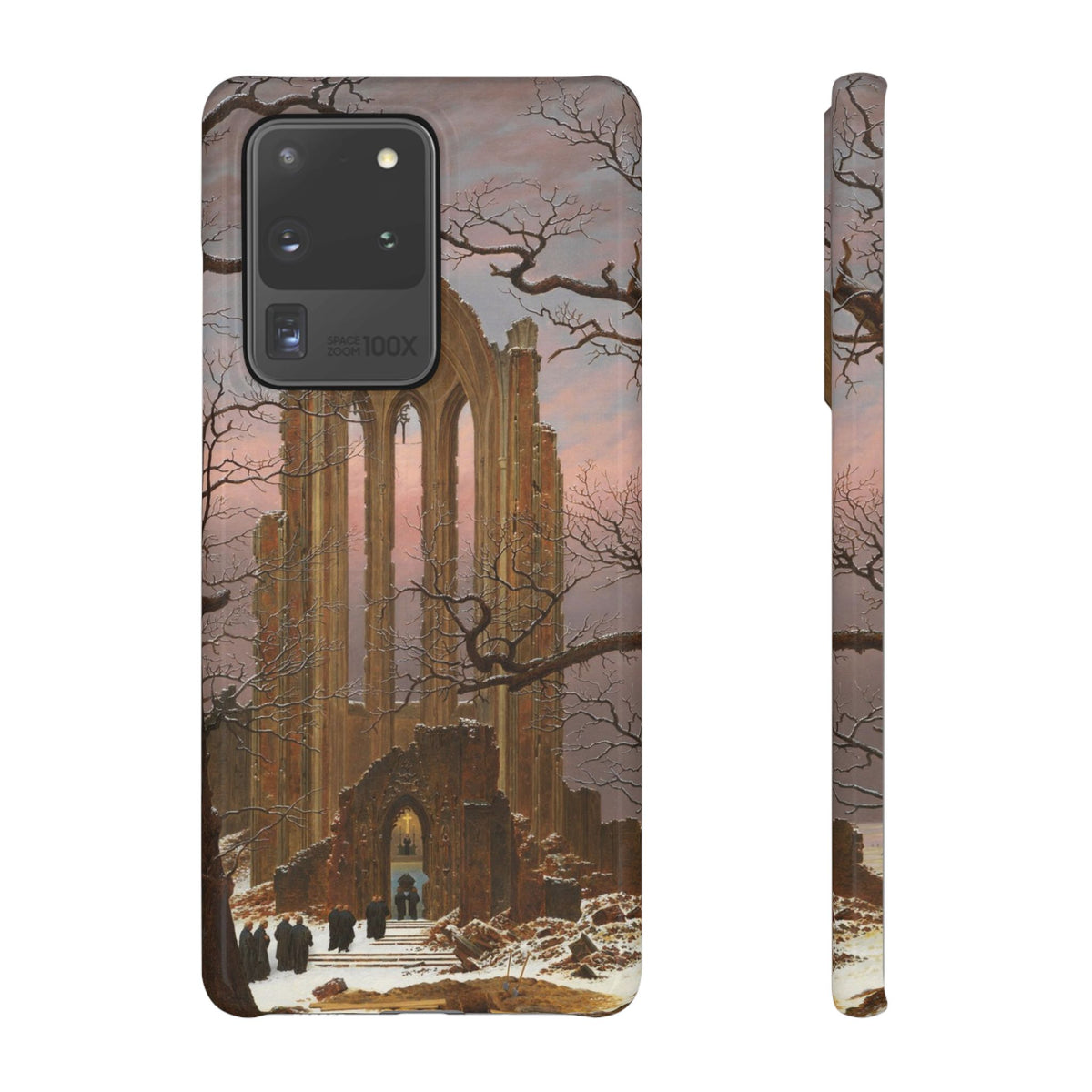 Monastery Graveyard in the Snow by Caspar David Friedrich - Samsung Slim Case