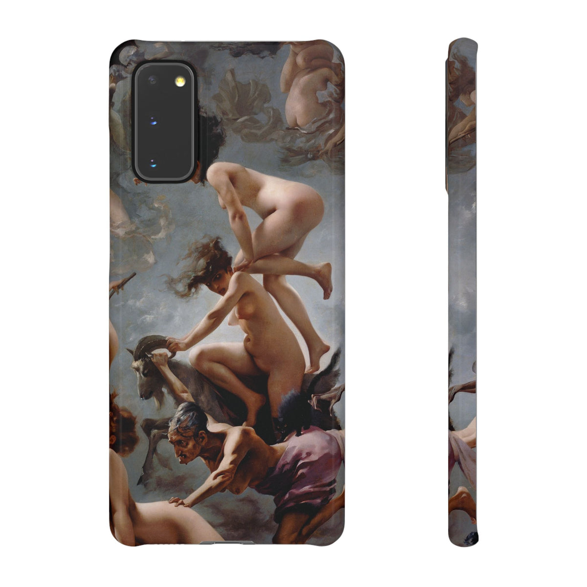 Witches going to their Sabbath by Luis Ricardo Falero - Samsung Slim Case