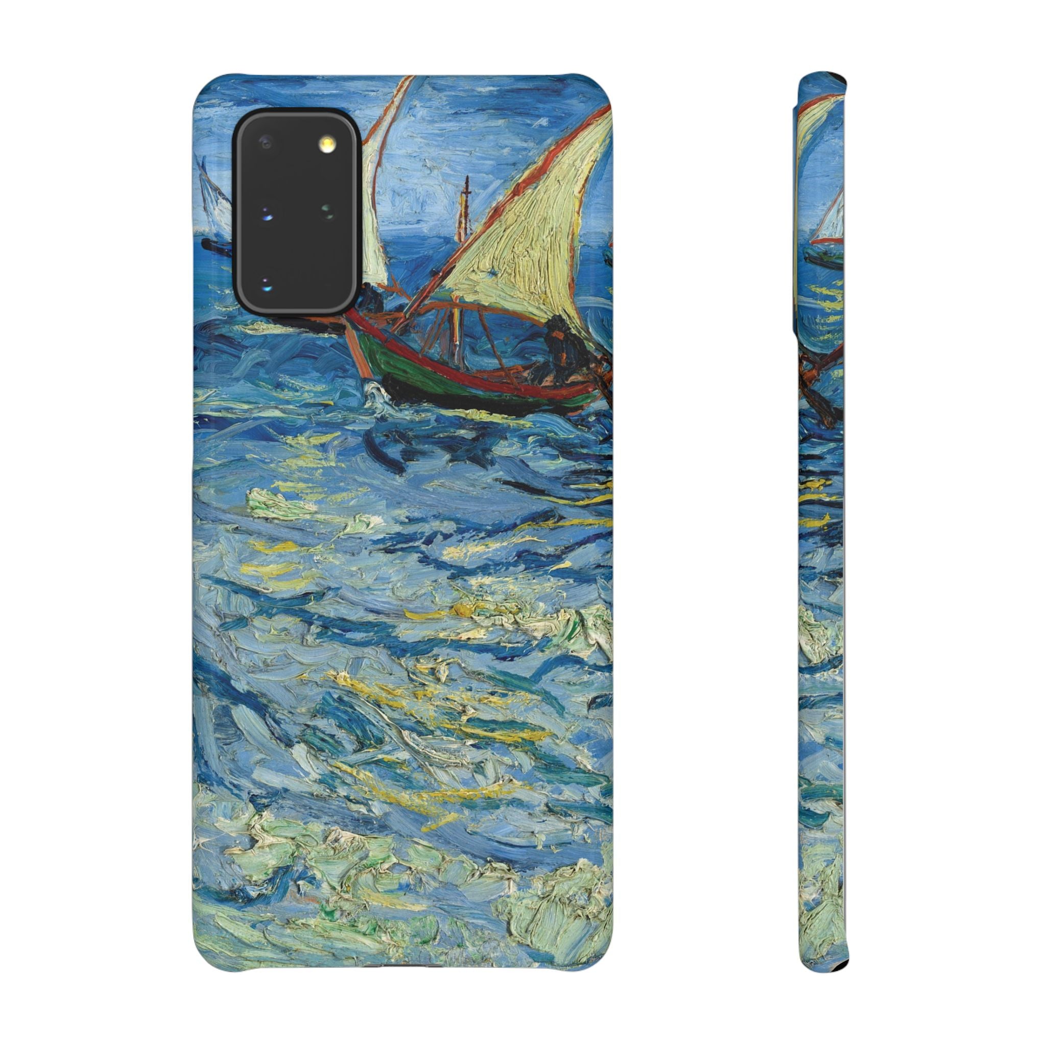 Fishing Boats at Sea by Vincent van Gogh - Samsung Slim Case