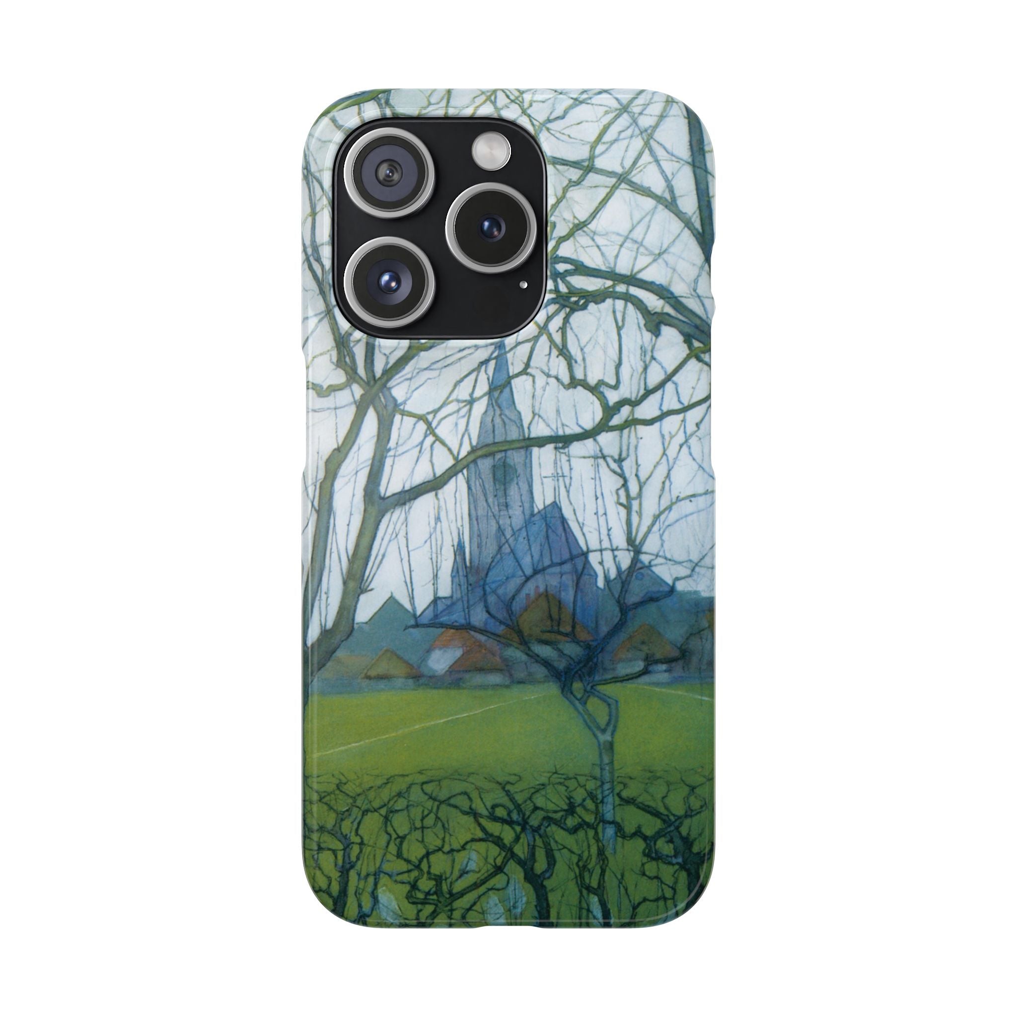 St Jacobs Church by Piet Mondrian - iPhone Slim Case