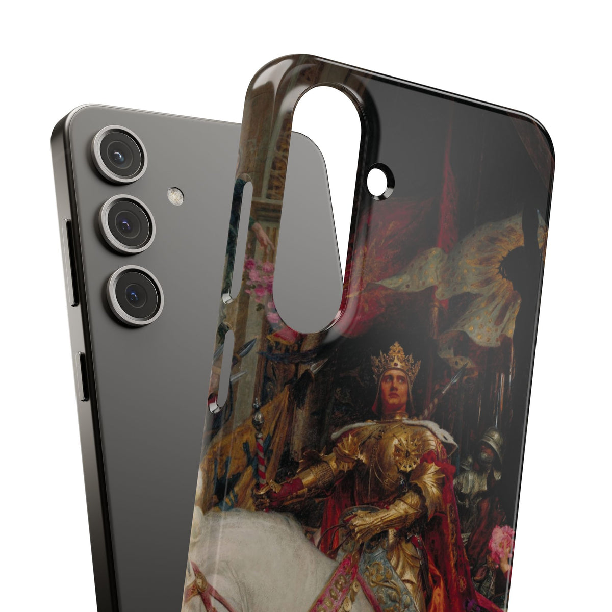 The Two Crowns by Frank Dicksee - Samsung Slim Case