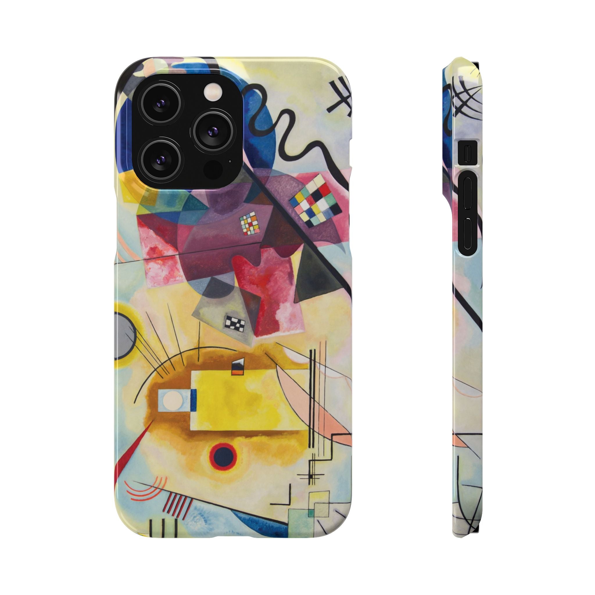 Yellow-Red-Blue by Vasily Kandinsky - iPhone Slim Case