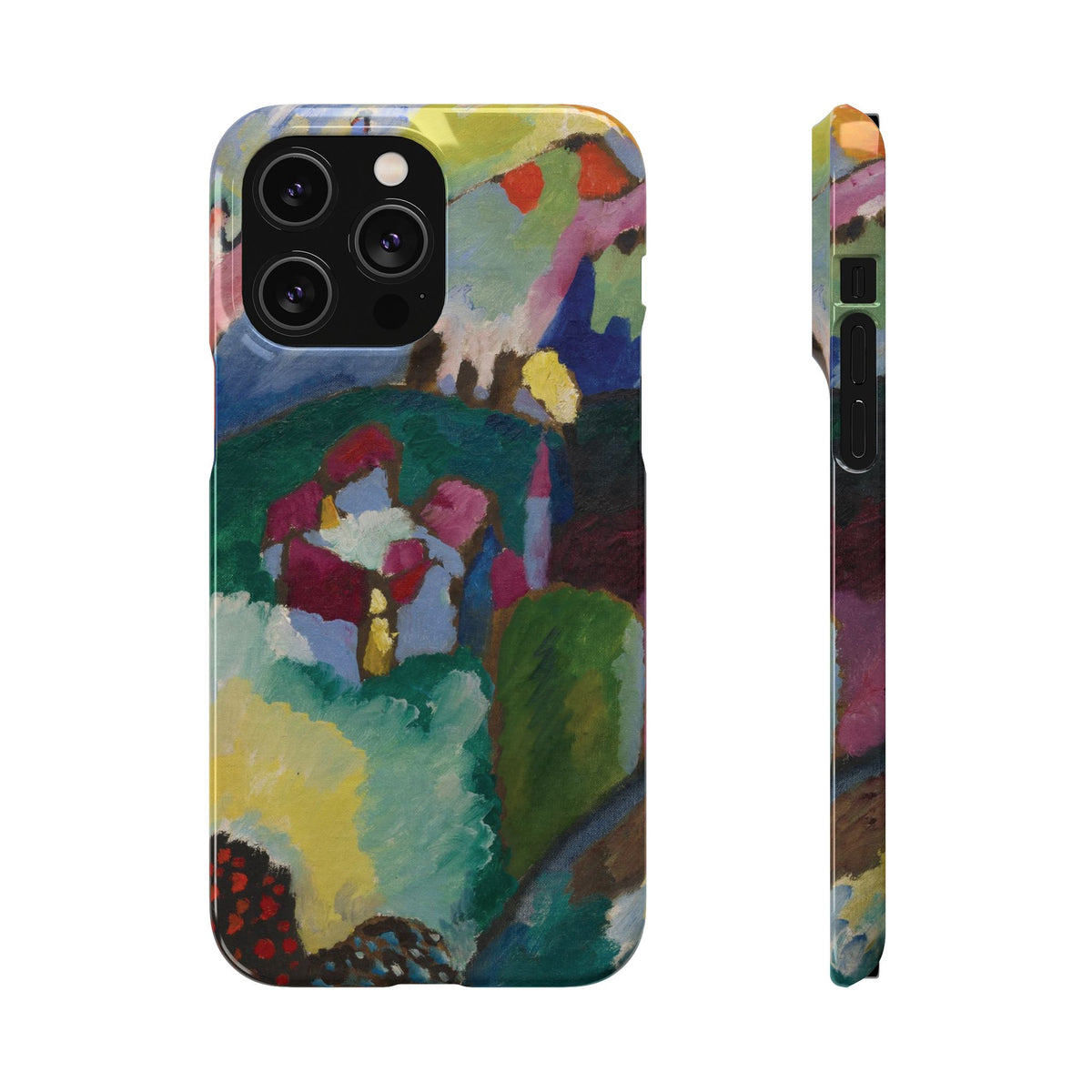 Landscape with Factory Chimney by Vasily Kandinsky - iPhone Slim Case