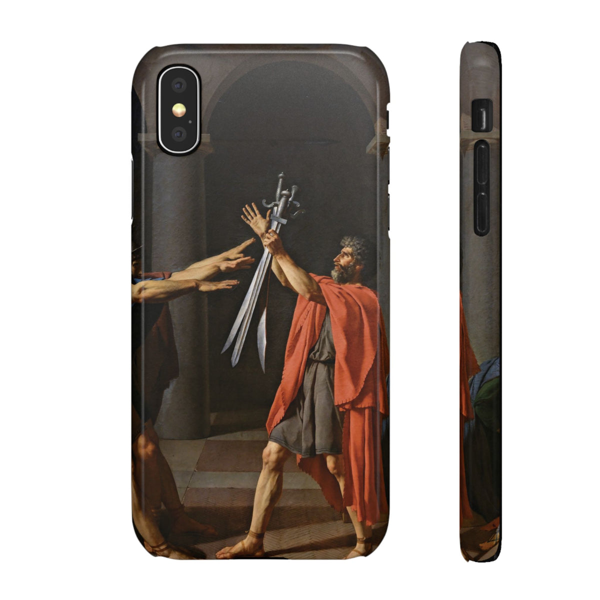 Oath of the Horatii by Jacques-Louis David - iPhone Slim Case