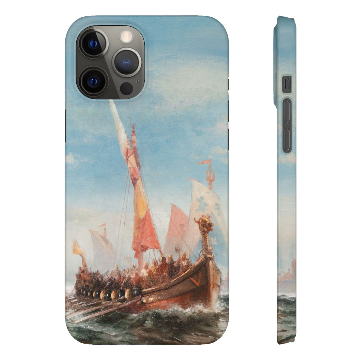 Viking Armada by Edward Moran - iPhone Slim Case
