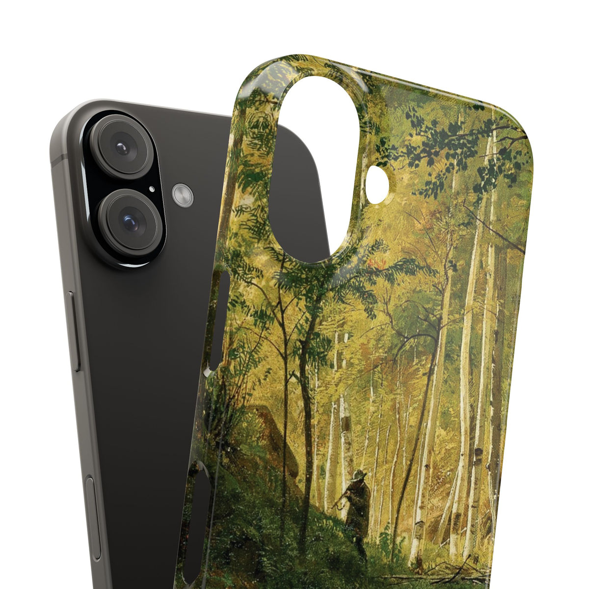 Landscape with a Hunter Valaam Island by Ivan Ivanovich Shishkin - iPhone Slim Case